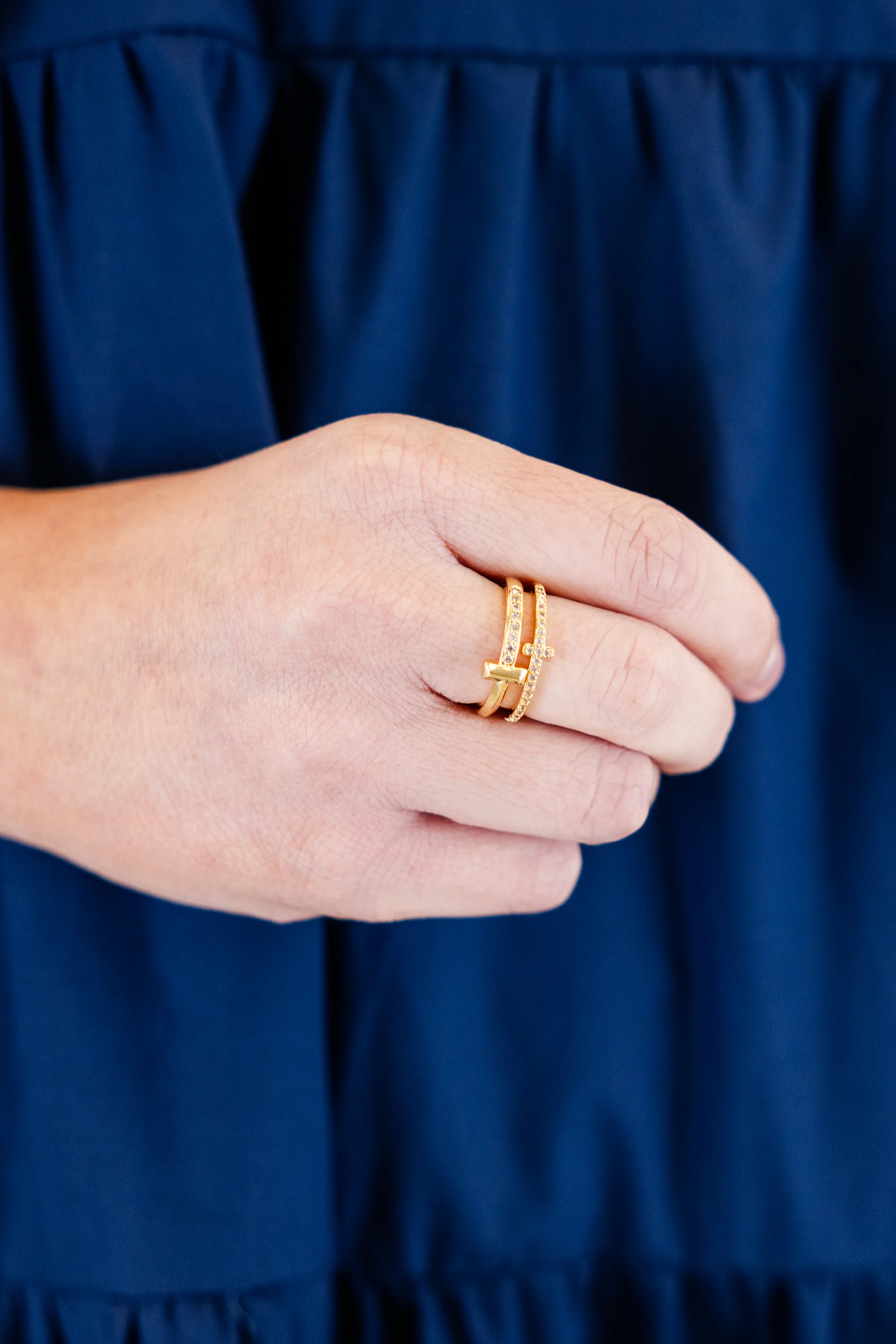 Heirloom Bloom Ring, Gold - Weilaico