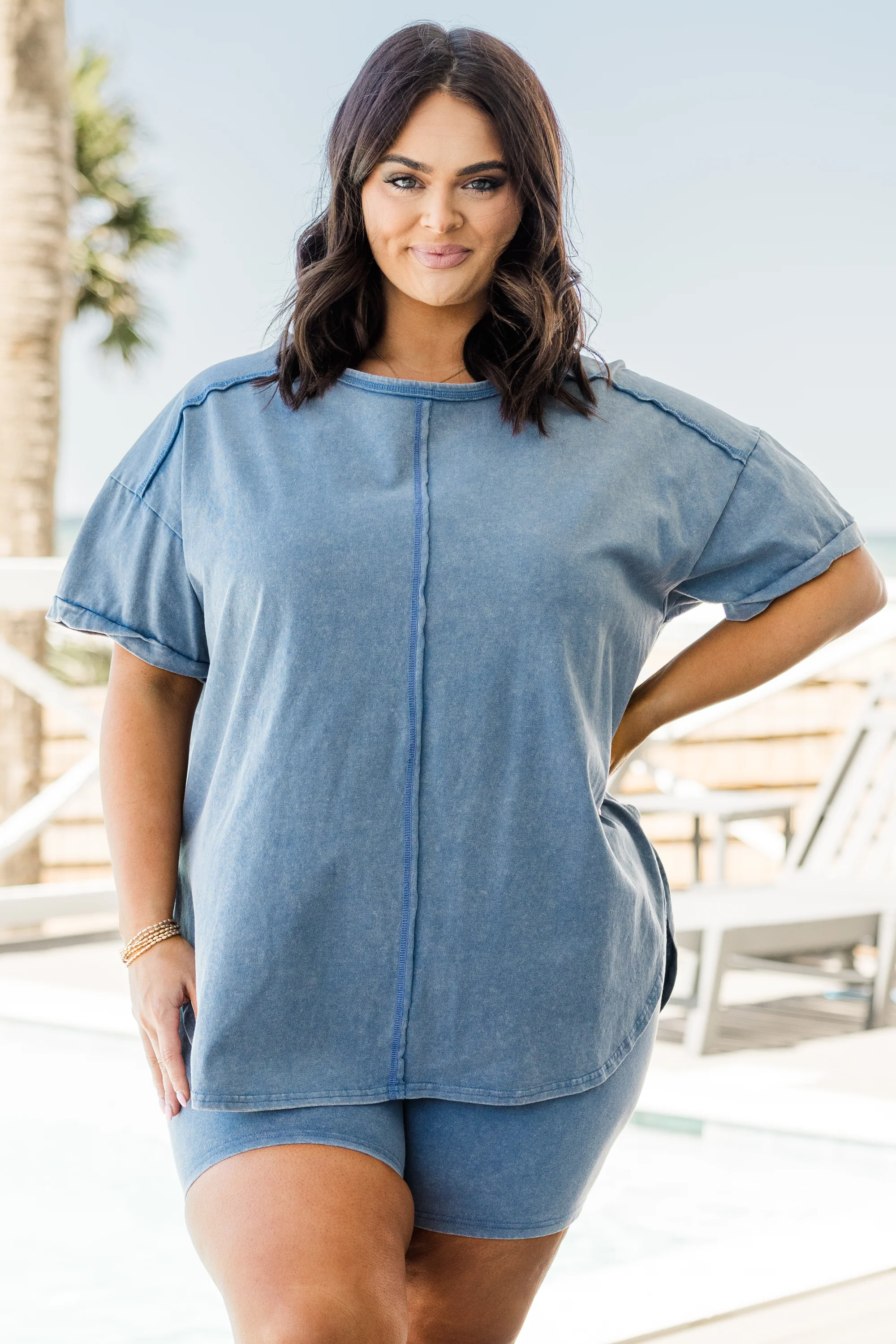 Cool Chick Set, Denim - Weilaico