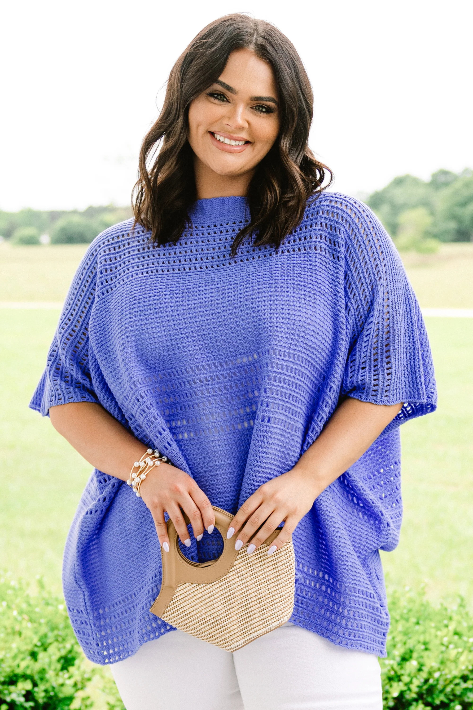 It's The Standard Sweater, Blue - Weilaico