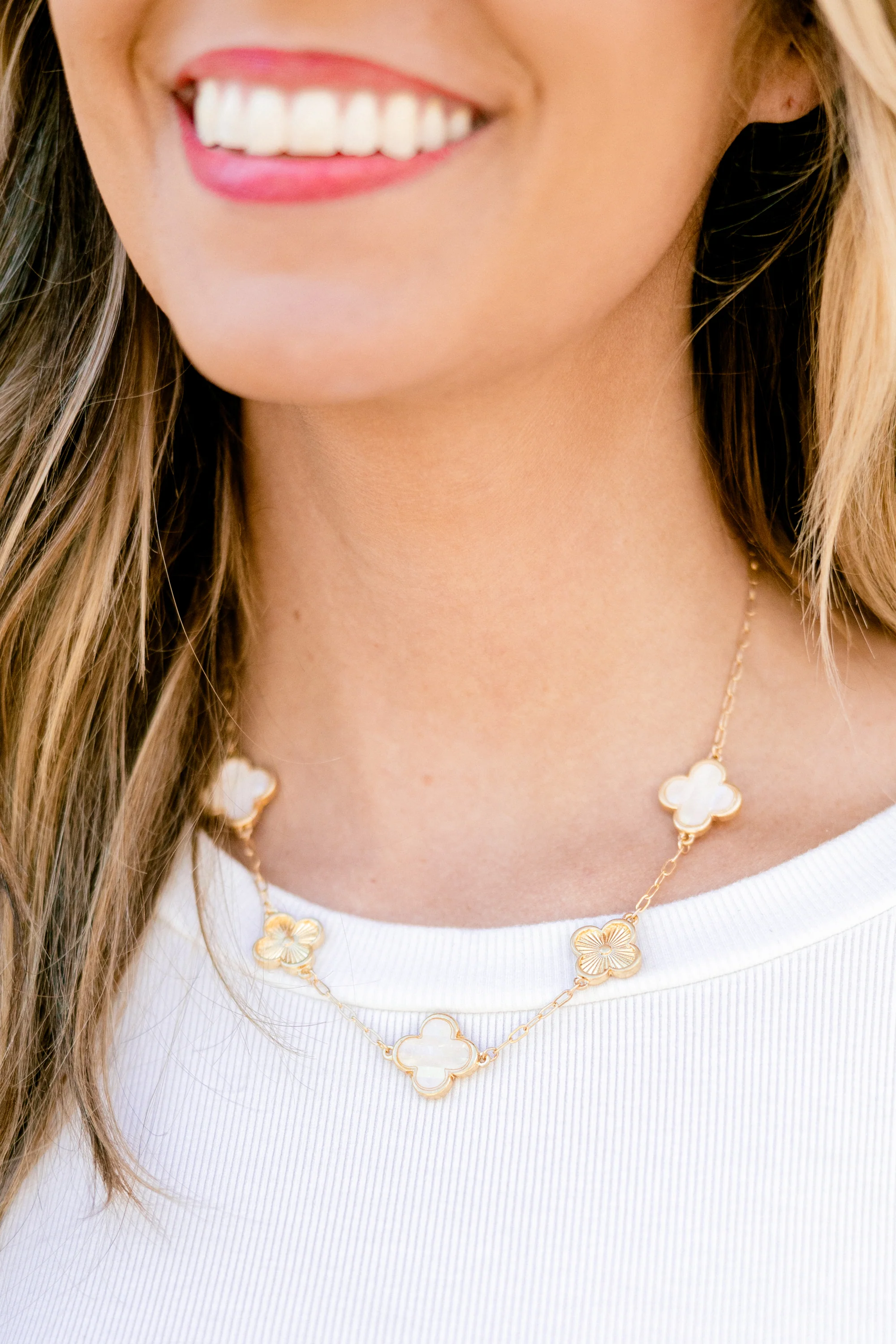 First And Foremost Necklace, Gold - Weilaico