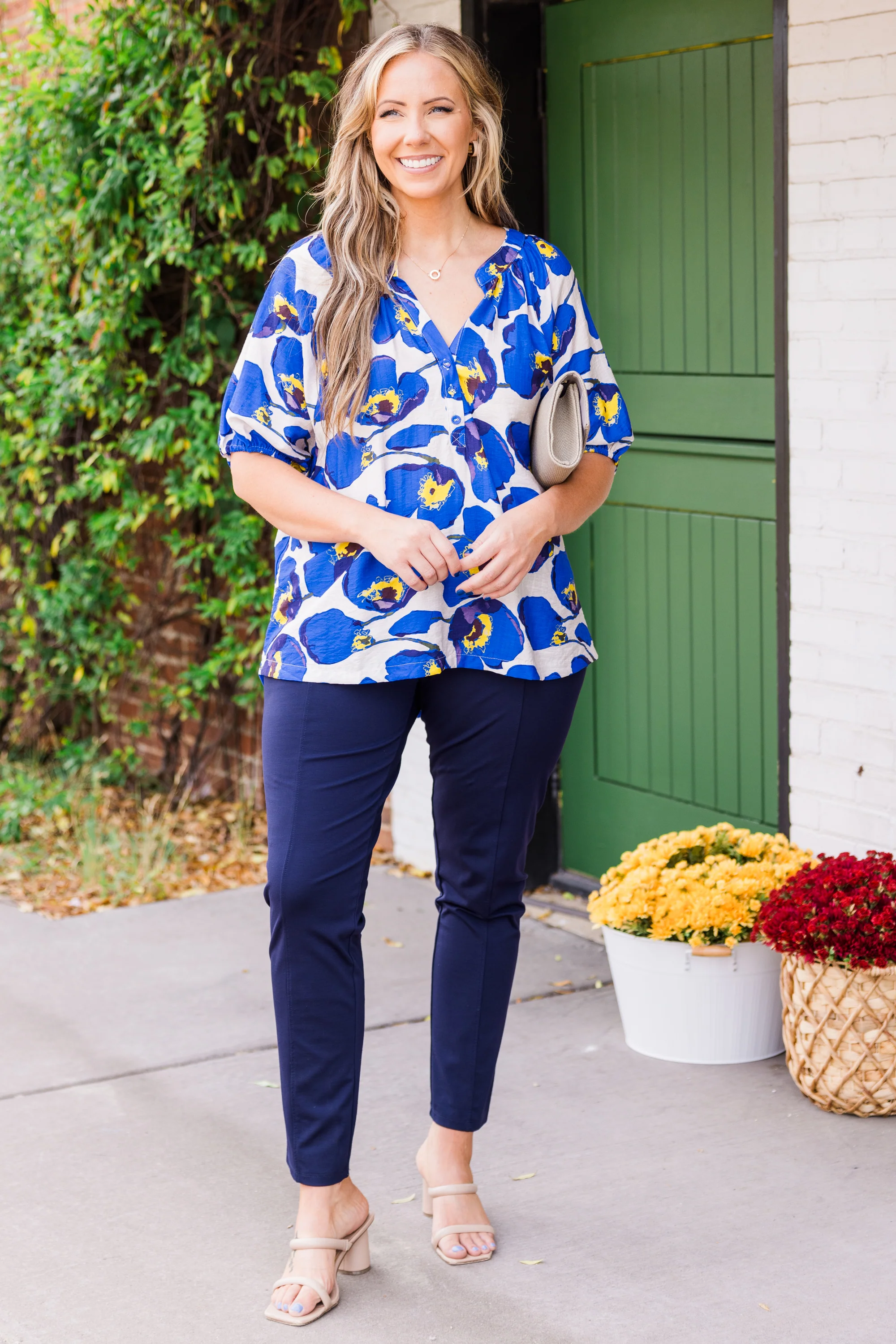 The Sun Will Shine Top, Blue Mix - Weilaico