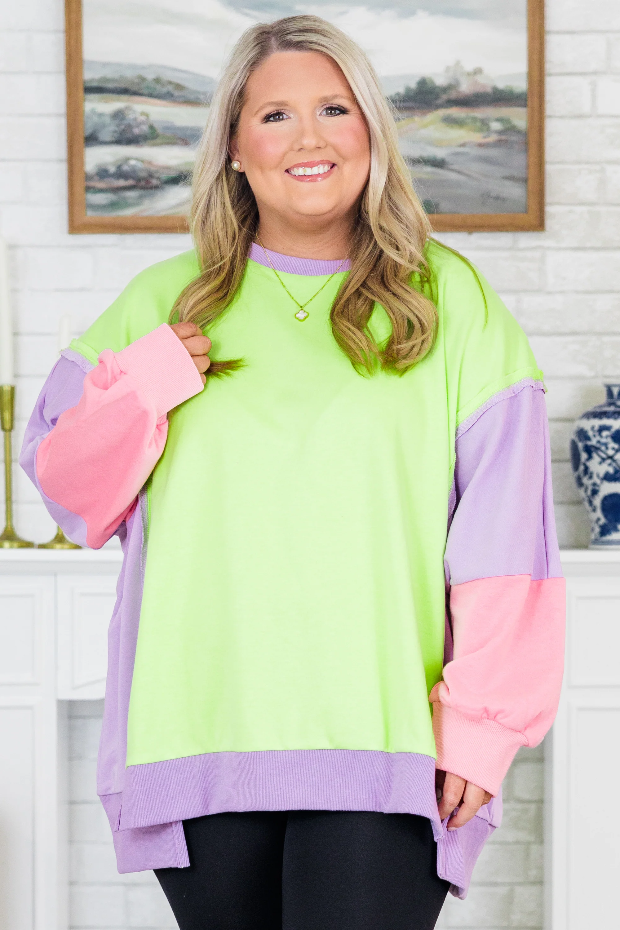 Rising To The Opportunity Pullover, Green - Weilaico