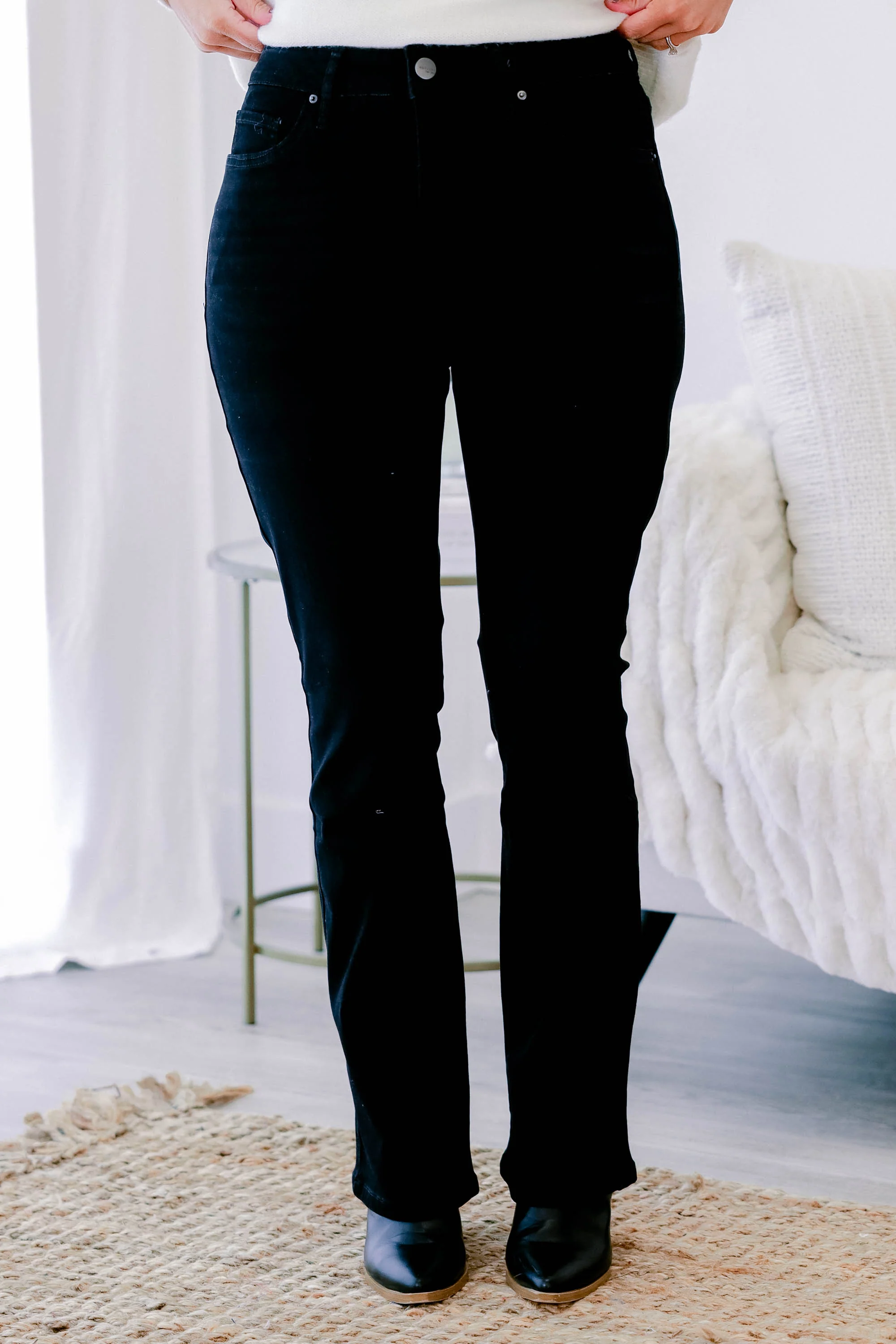 Take It From Me Jeans, Black - Weilaico