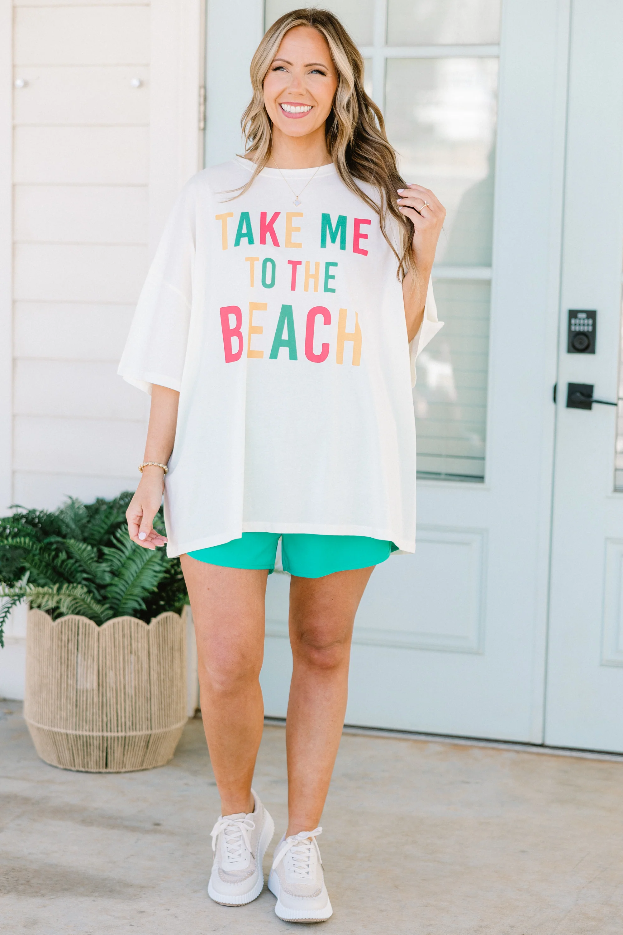 Sporty Chic Shorts, Turquoise - Weilaico