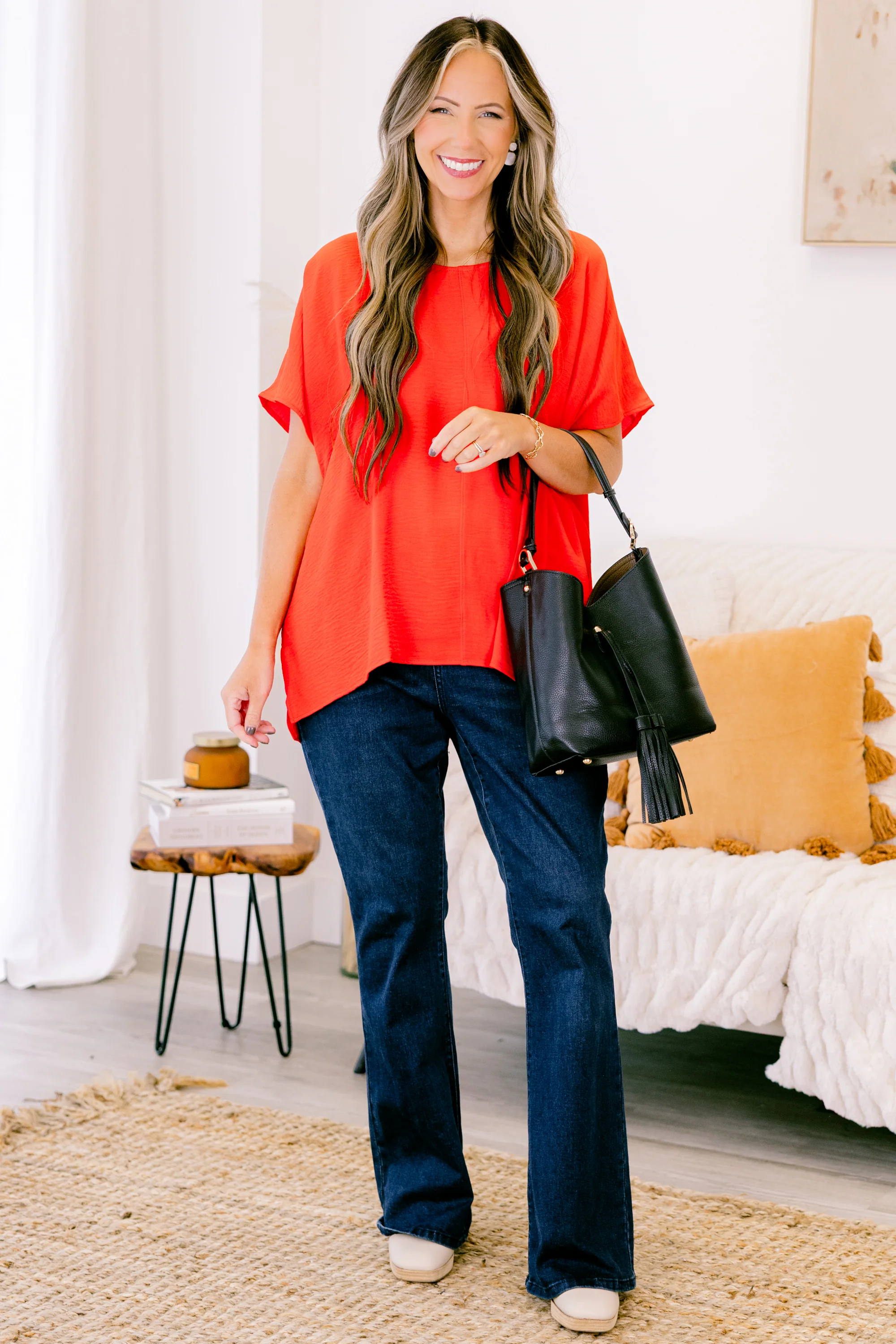 Always With You Top, Coral - Weilaico