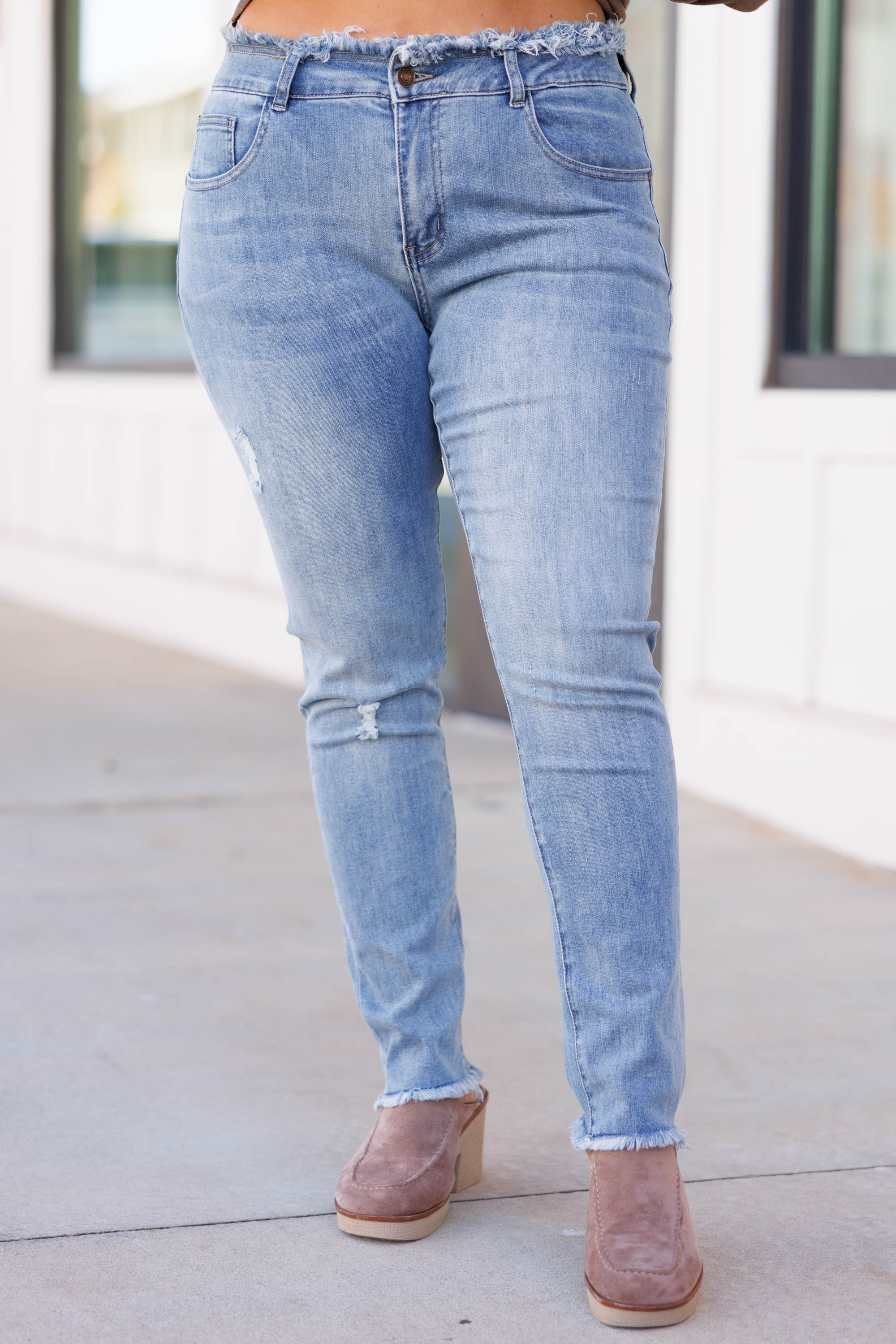 Wants And Needs Jeans, Medium Wash - Weilaico