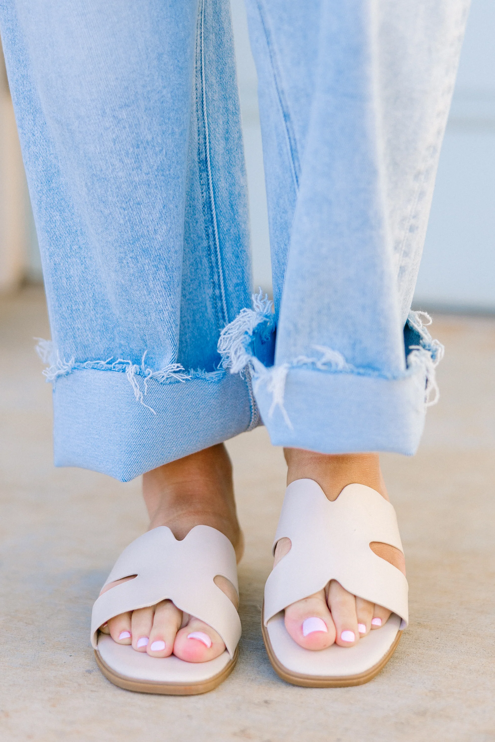 Palm Shores Sandals, Nude - Weilaico