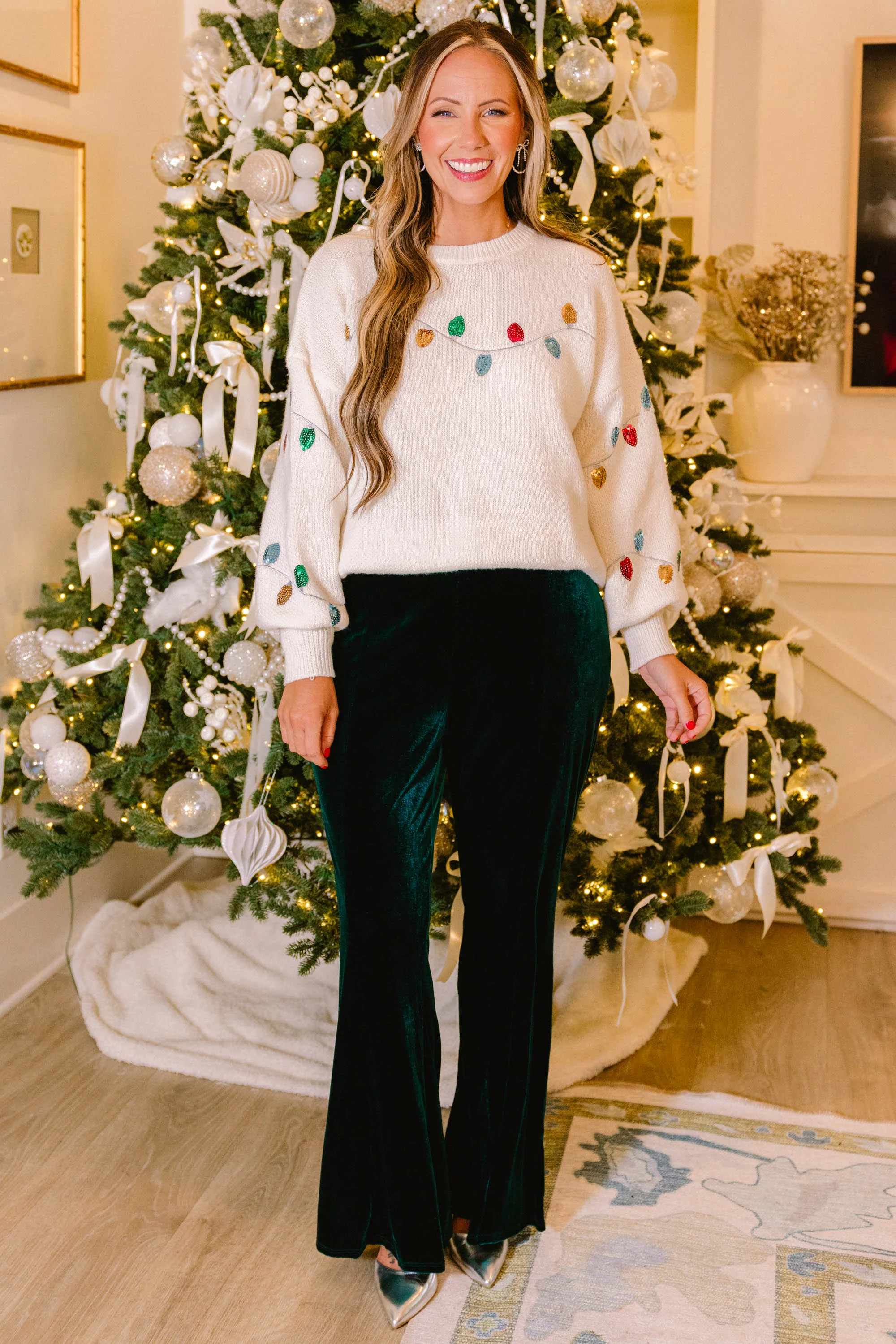 Only Just Begun Pants, Hunter Green - Weilaico