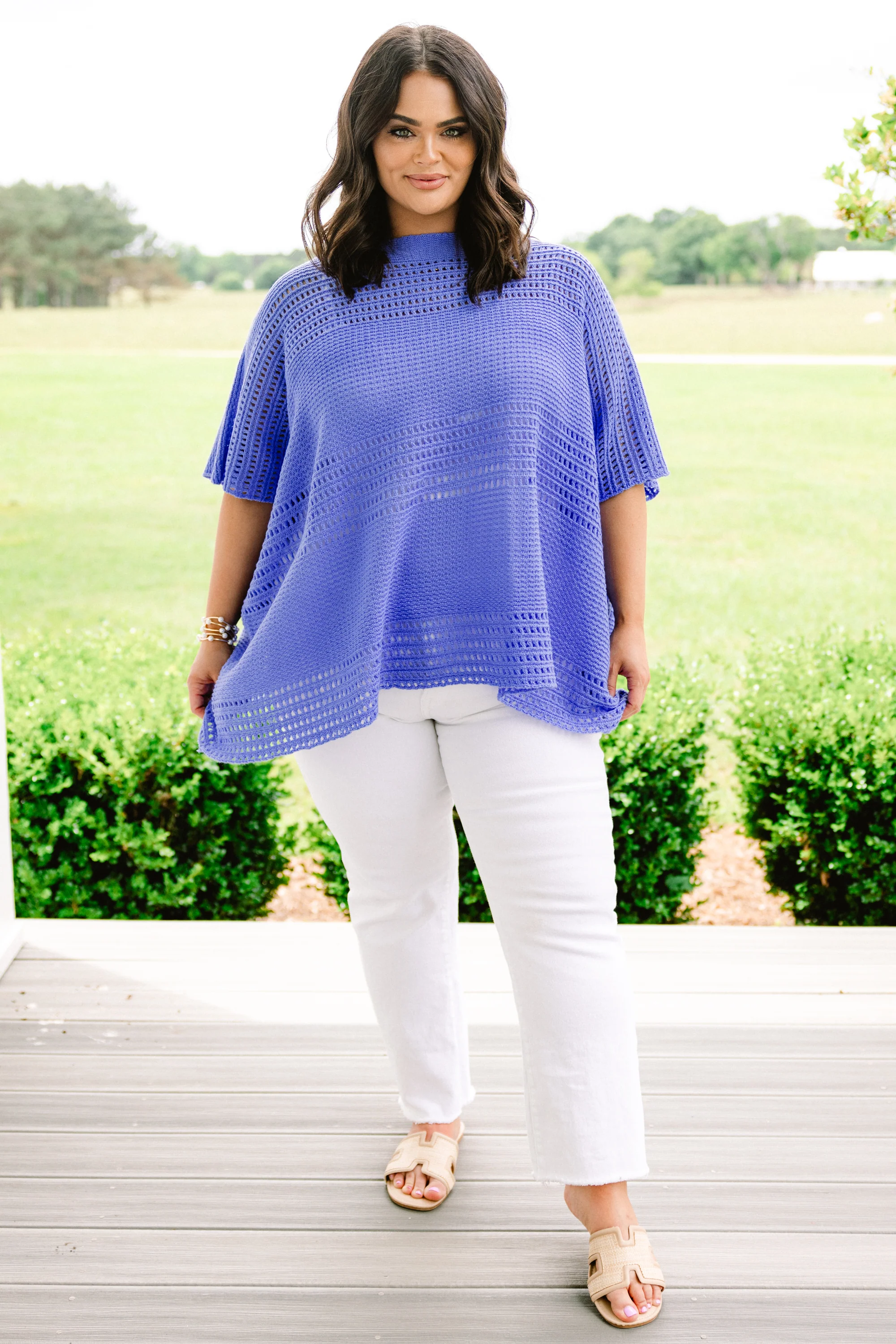 It's The Standard Sweater, Blue - Weilaico