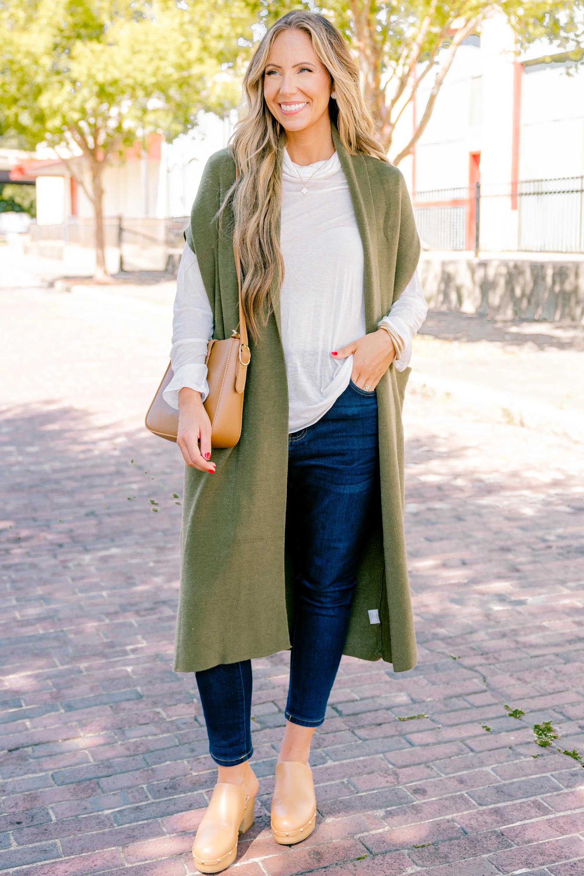 She's So Cute Cardigan, Olive - Weilaico