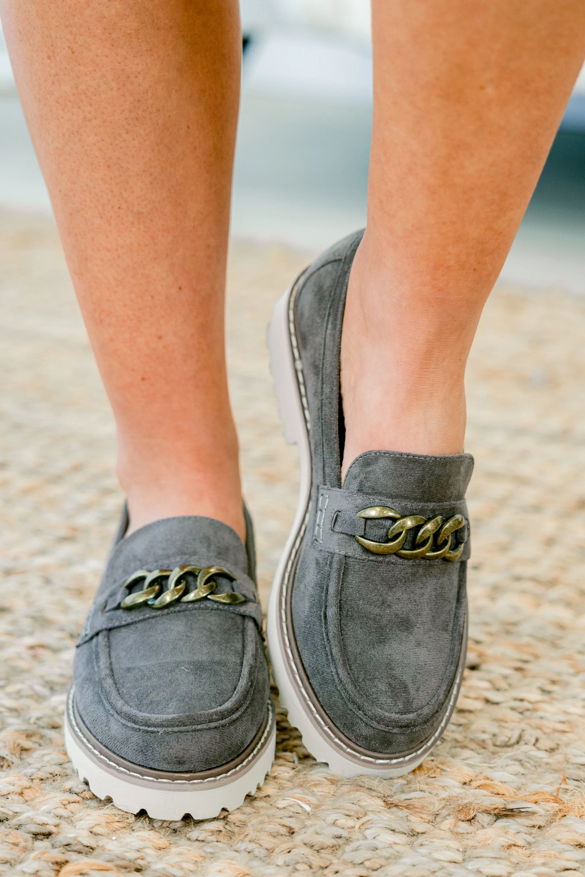 Corky's: Five Minutes Away Loafers, Light Grey - Weilaico