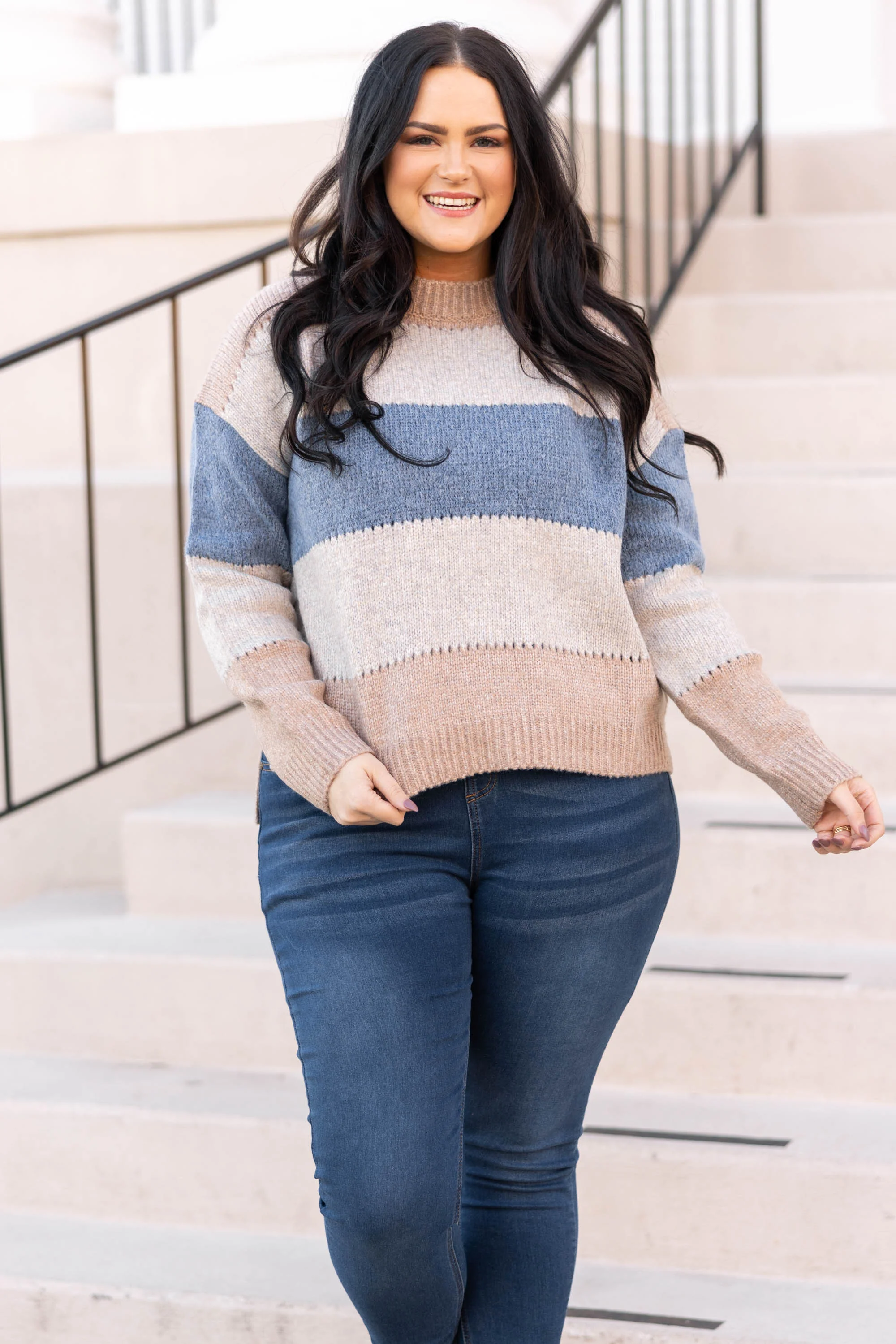 Nothing You Can't Do Sweater, Cream - Weilaico