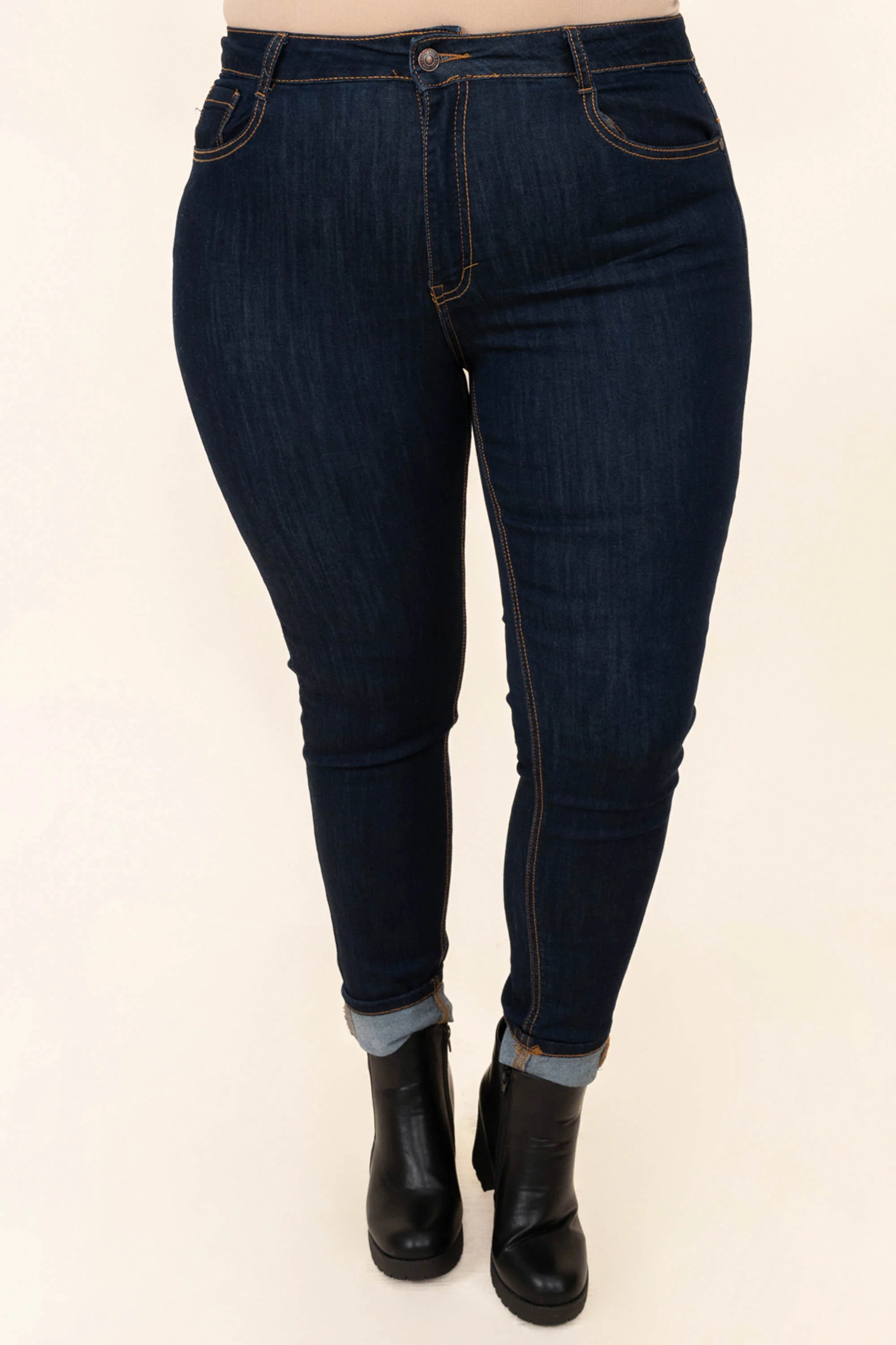 Cherish This Moment Jeggings, Dark Wash - Weilaico