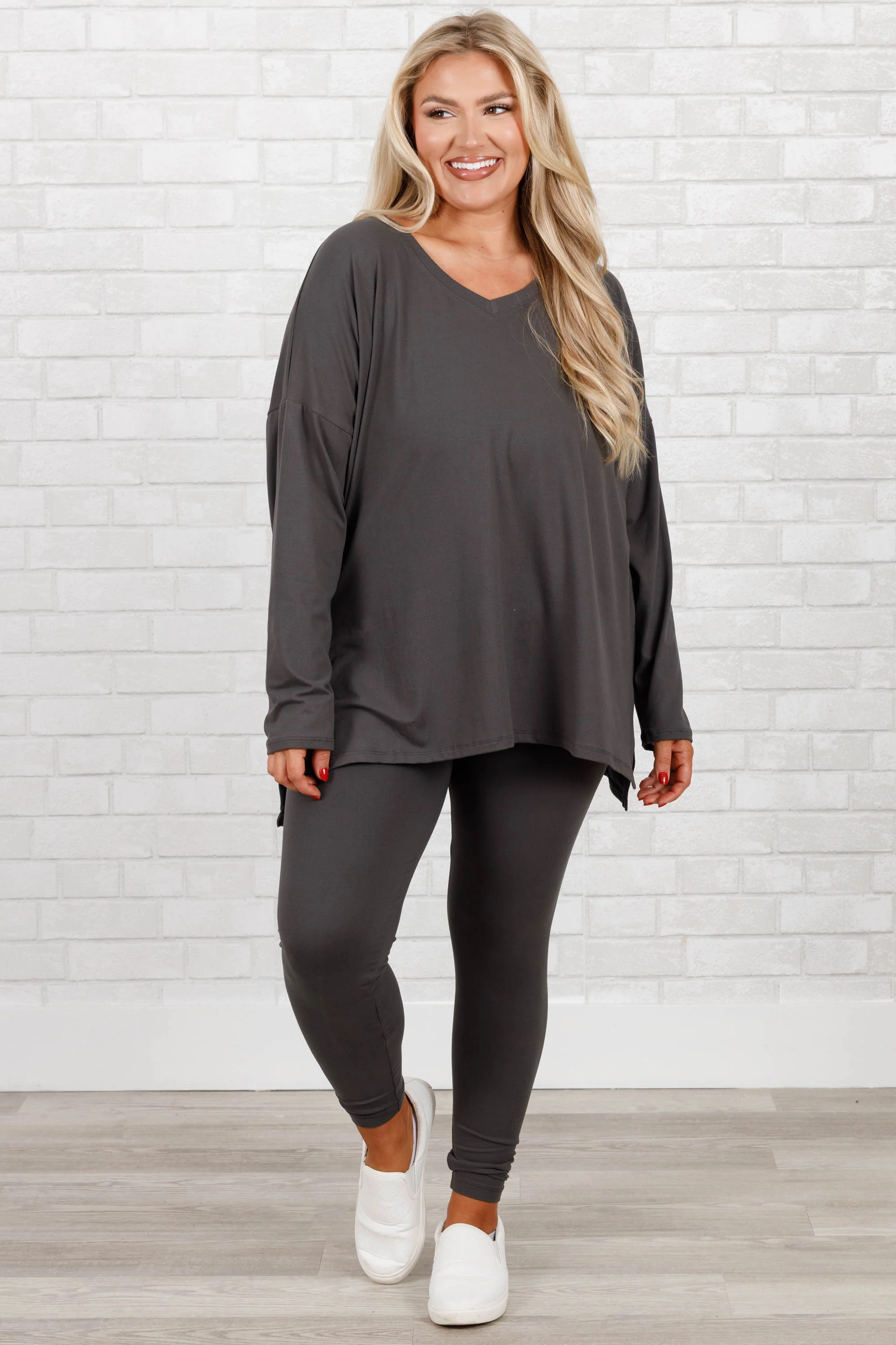 Happiness Because Of You Set, Ash Grey - Weilaico