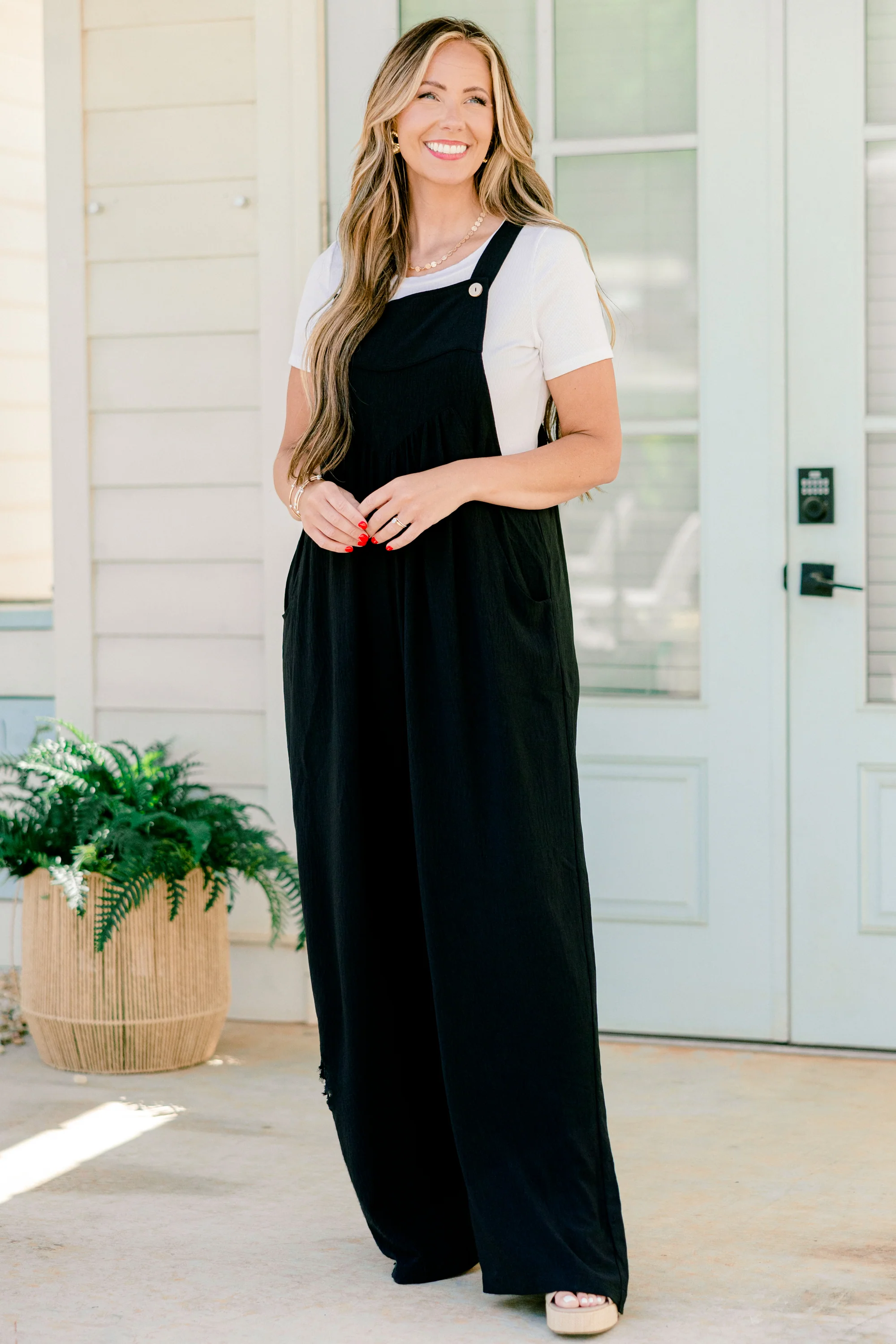 The Coolest Jumpsuit, Black - Weilaico