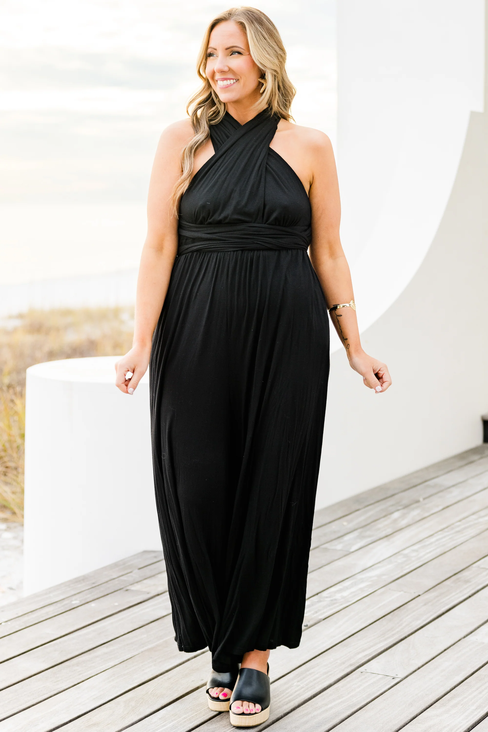 The Perfect Jumpsuit, Black - Weilaico