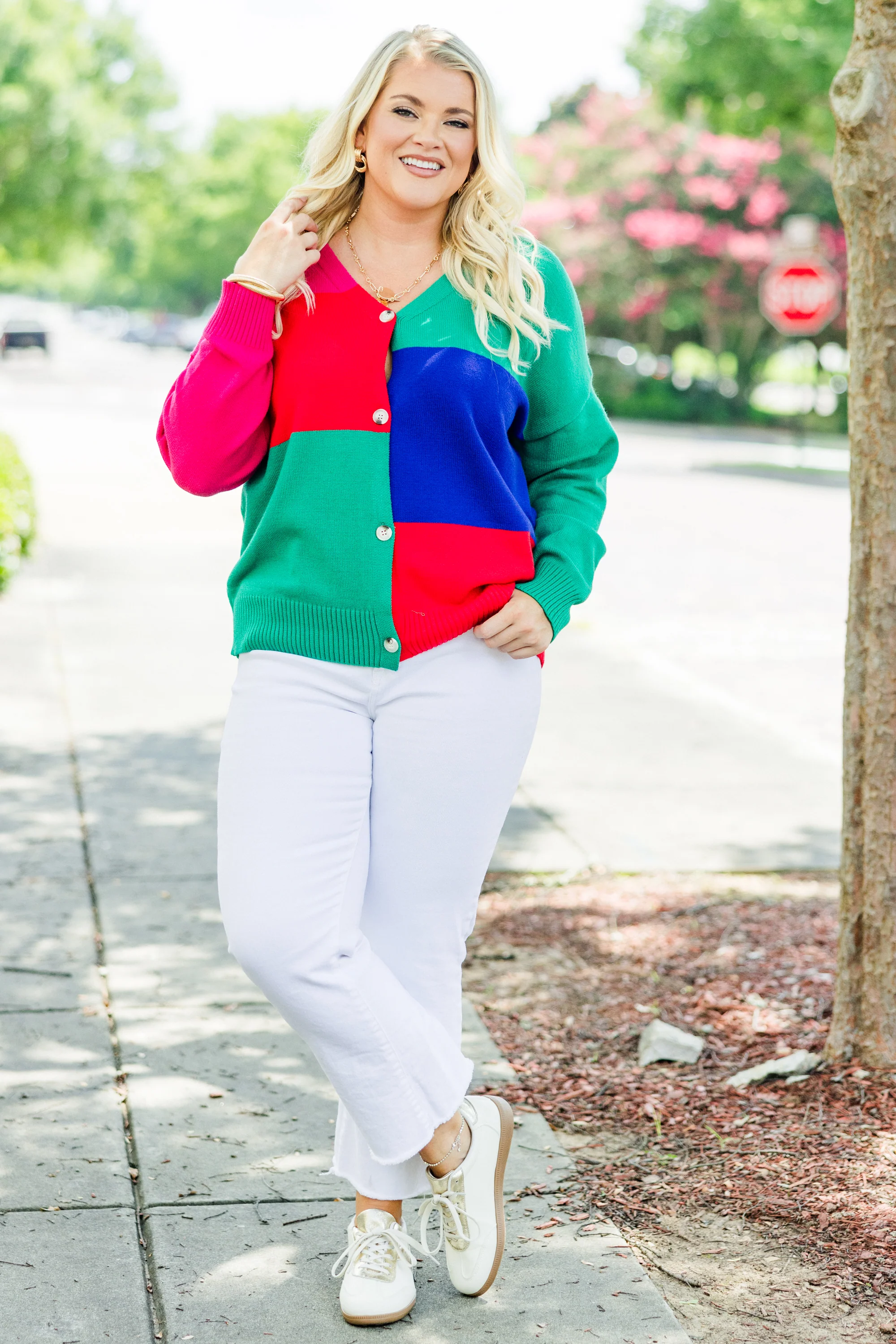 Minding Mine Cardigan, Multi - Weilaico