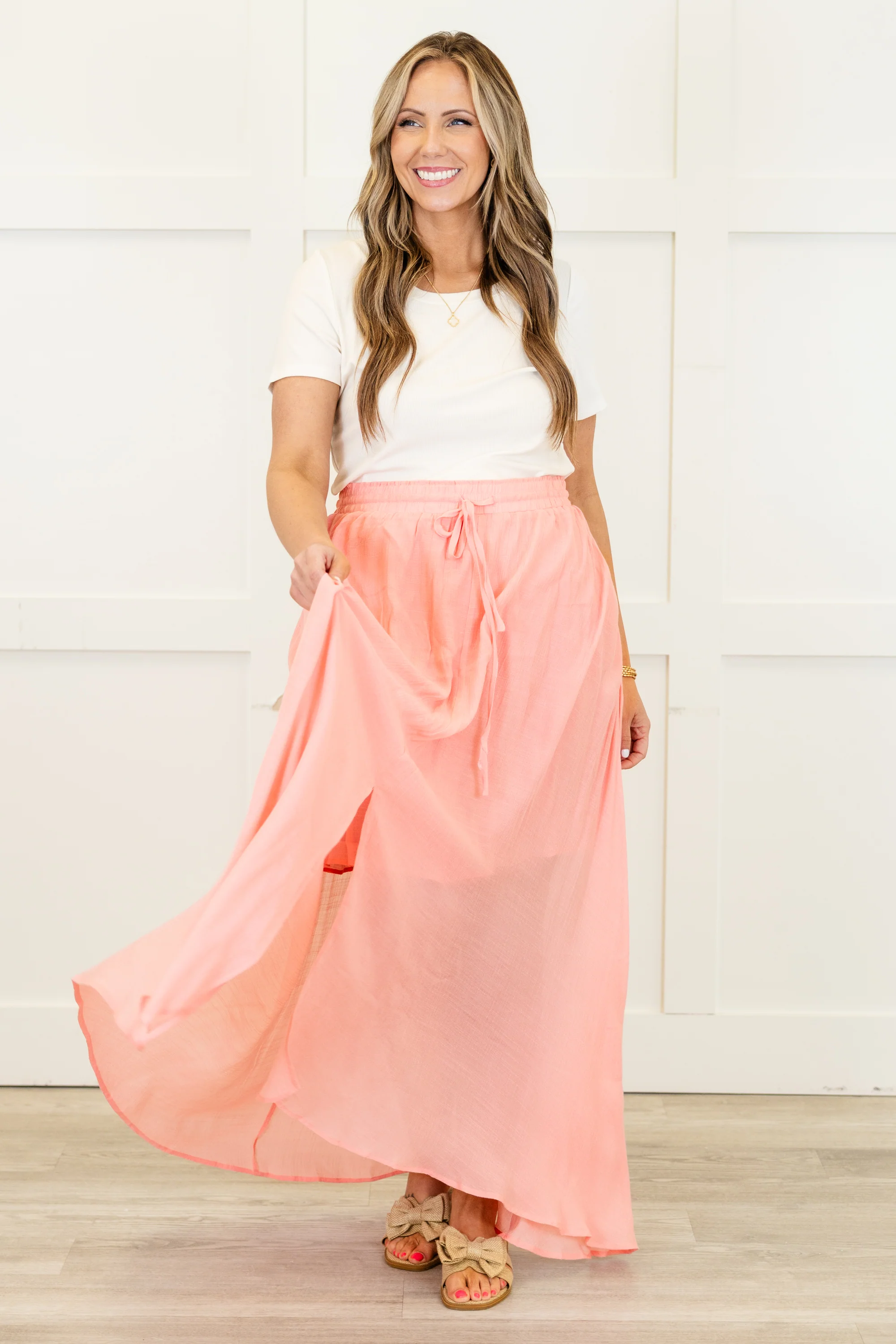 The Break Is Over Skirt, Pastel Pink - Weilaico