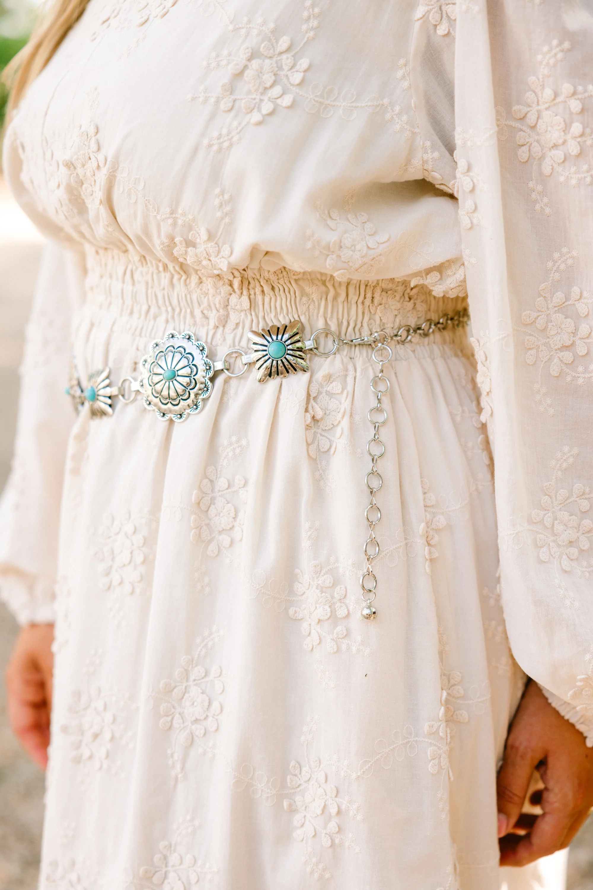 Sunset Saddle Belt, Silver - Weilaico