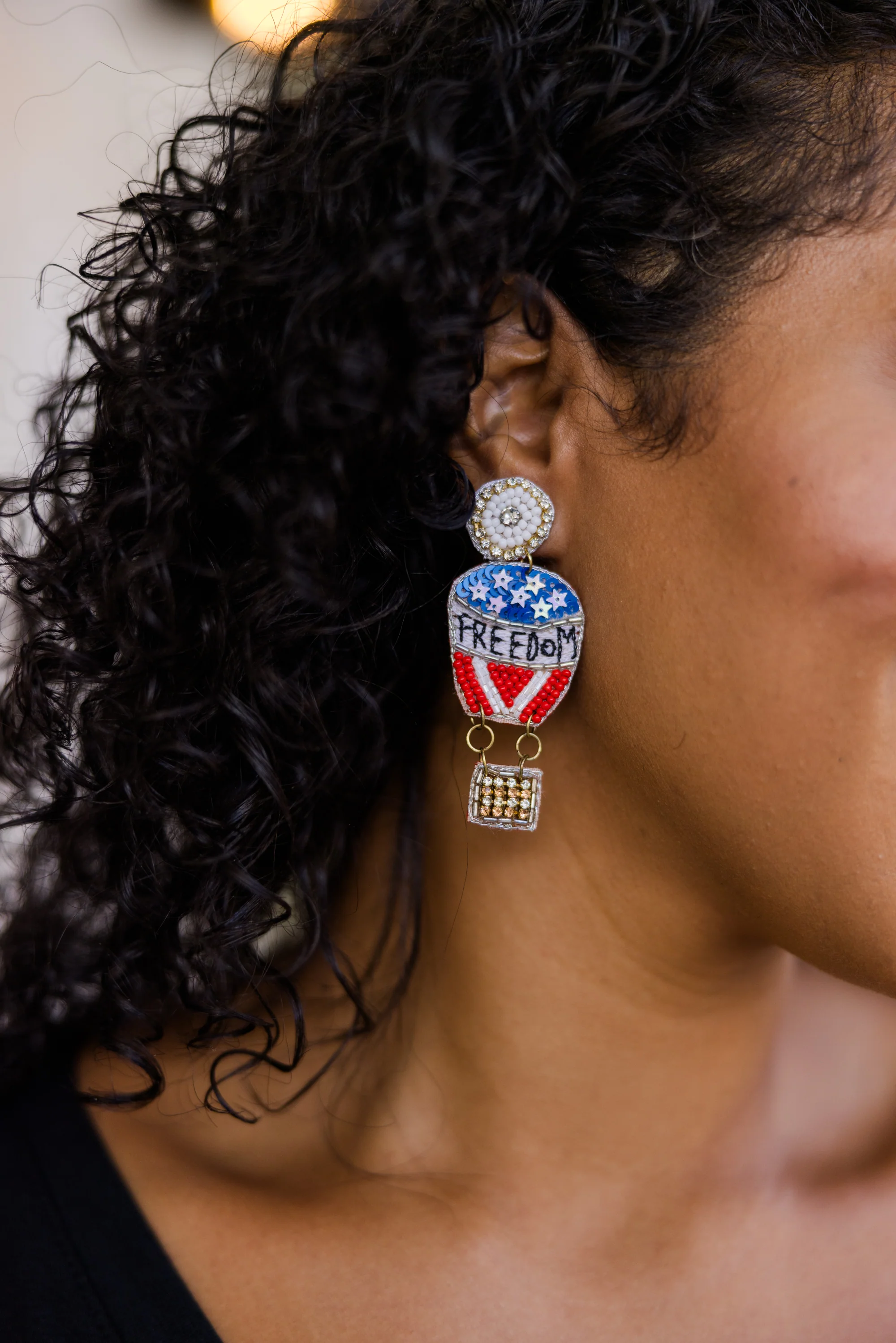 Landing Amongst The Stars Earrings, Multi - Weilaico