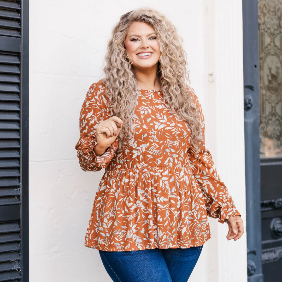 A Pure Heart Top, Rust - Weilaico