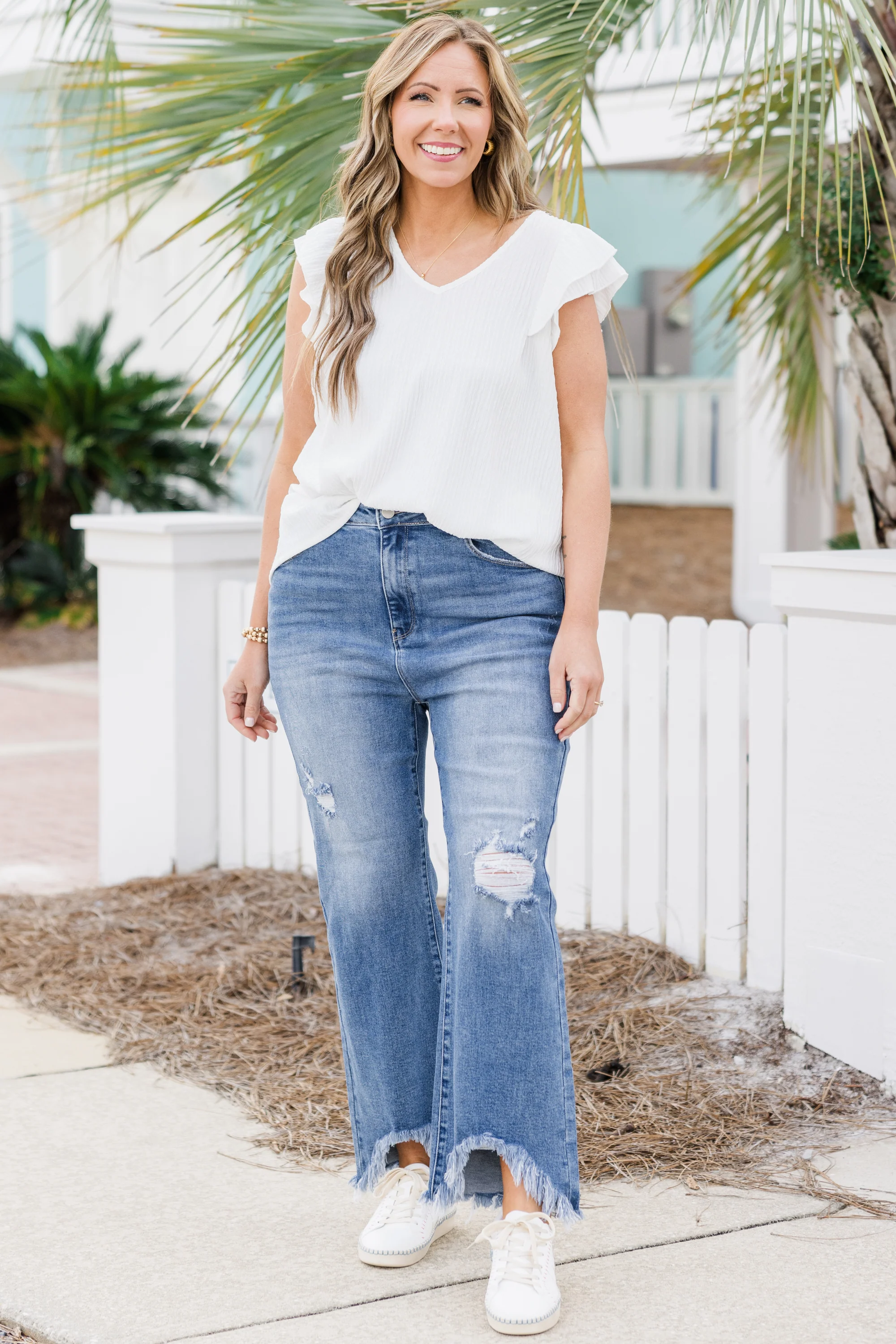 It's Been Real Jeans, Medium Wash - Weilaico