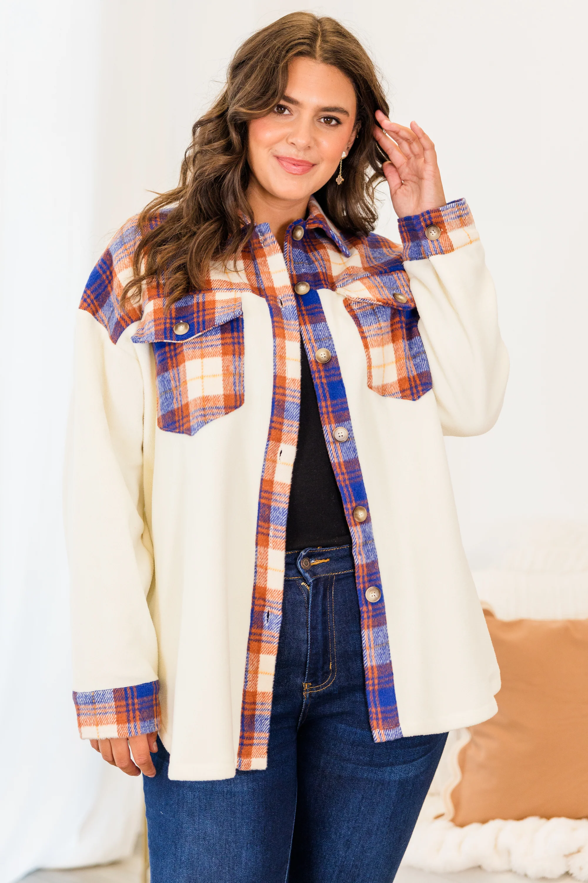 Dreaming Of Me And You Jacket, Orange Combo - Weilaico