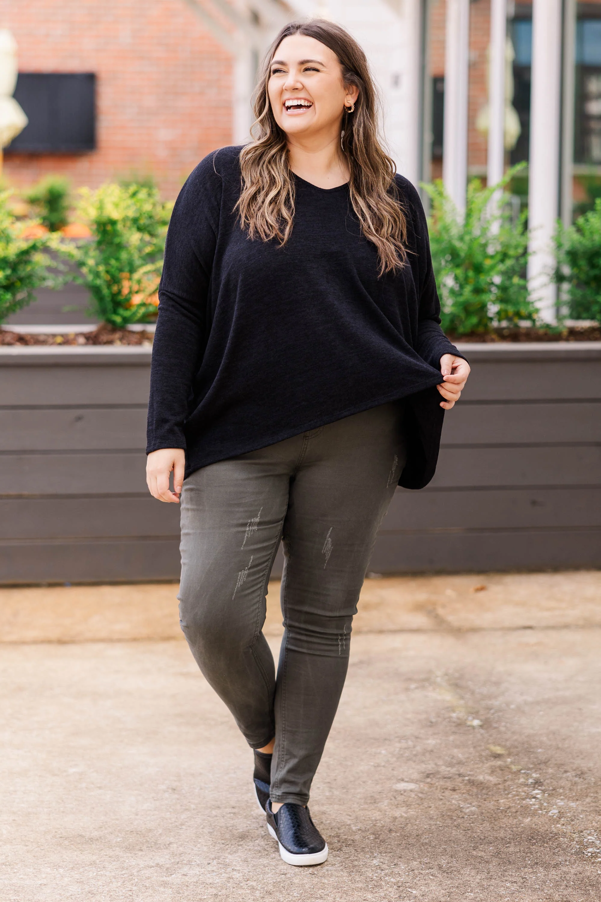 The True You Top, Black - Weilaico