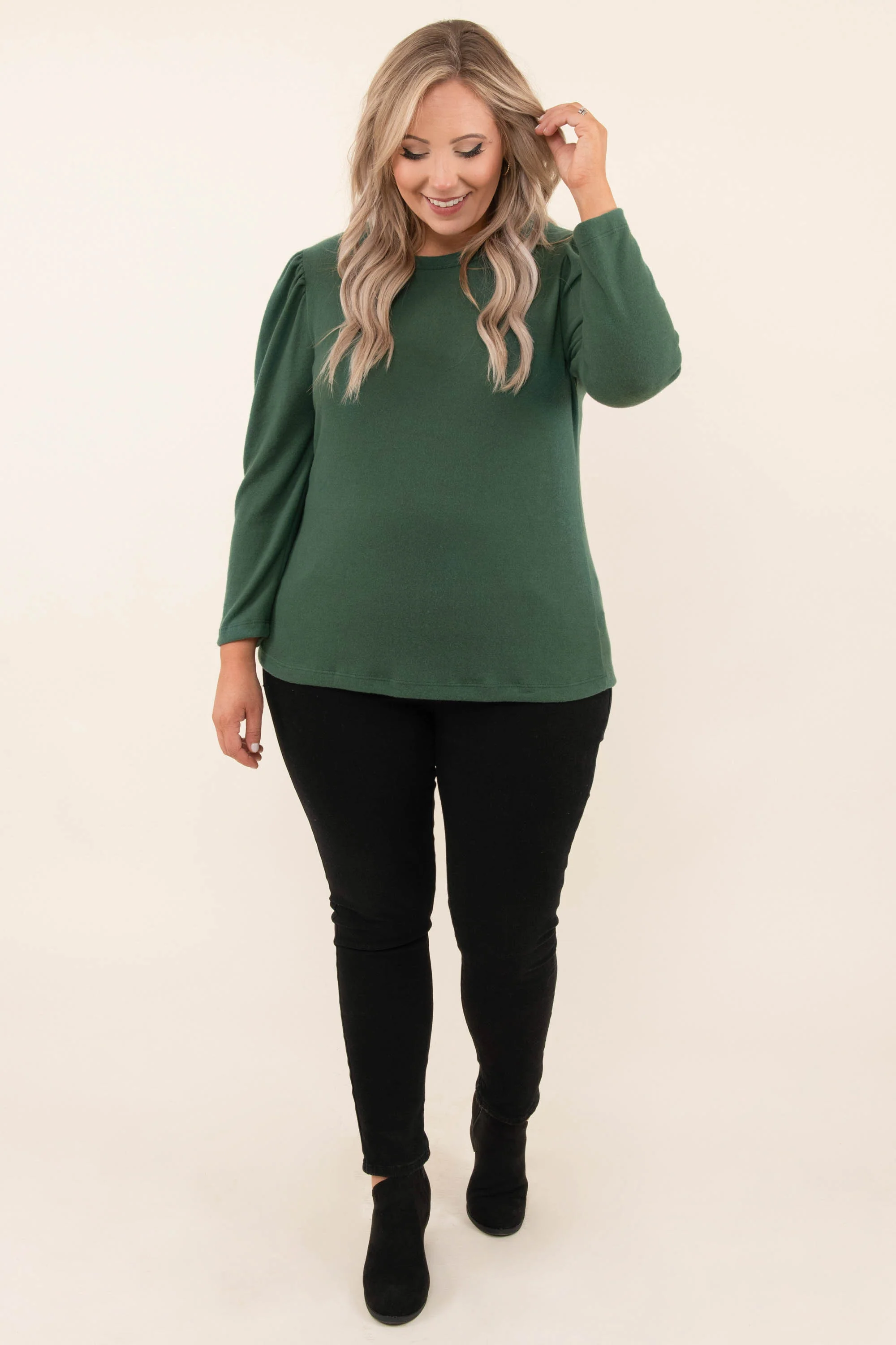 Written Approval Top, Green - Weilaico