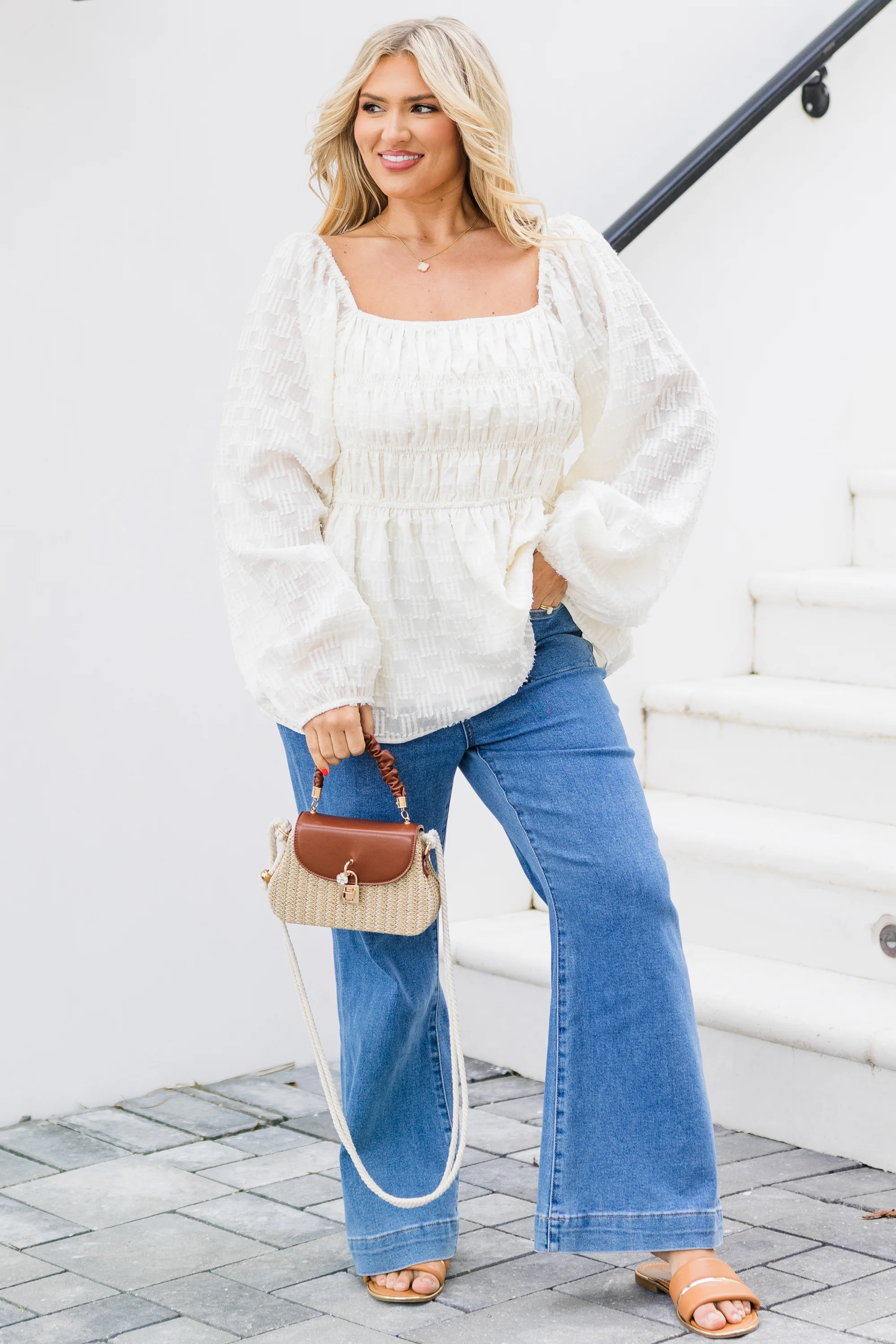 Making The Call On It Top, Ivory - Weilaico