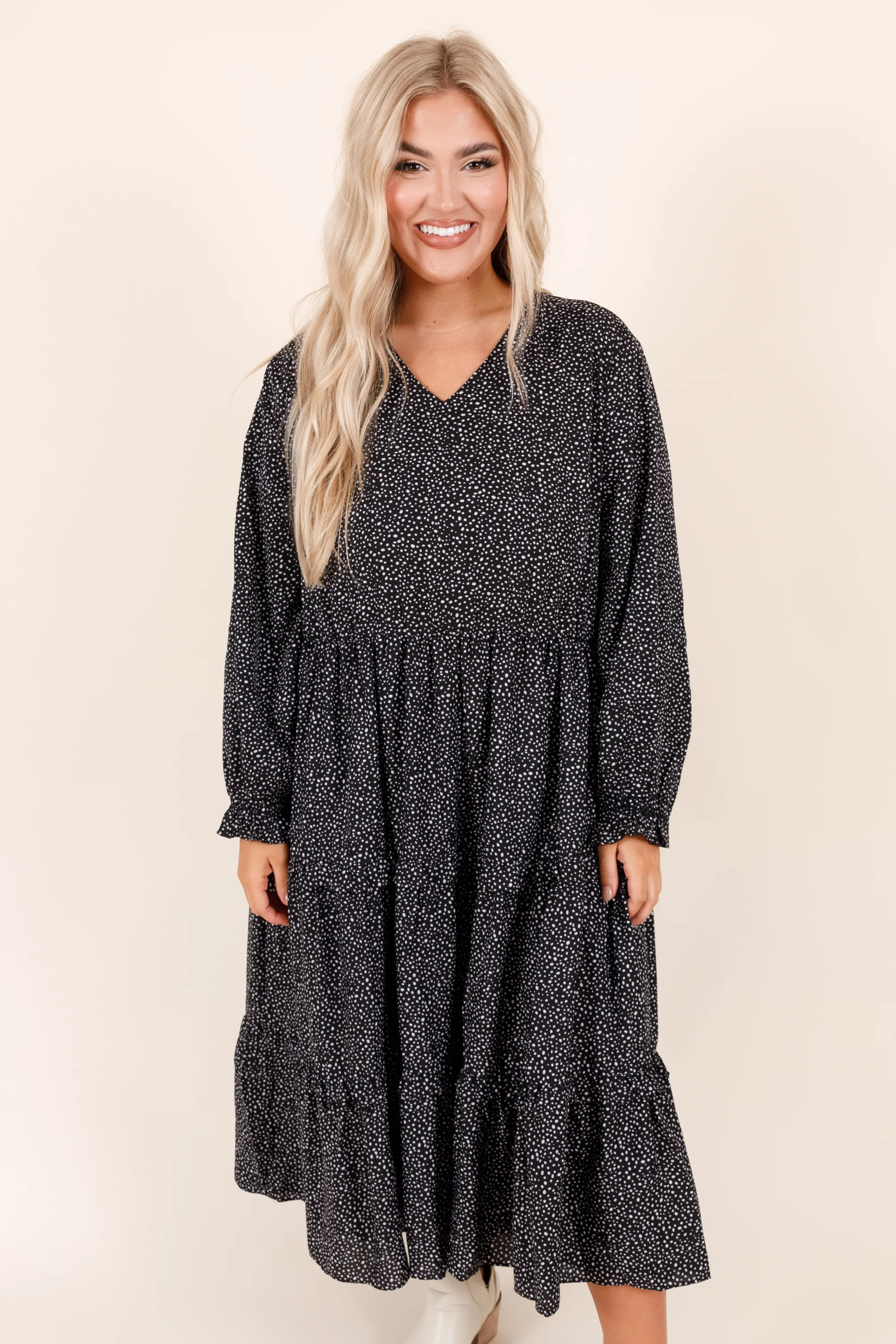 Always Running Errands Dress, Black - Weilaico