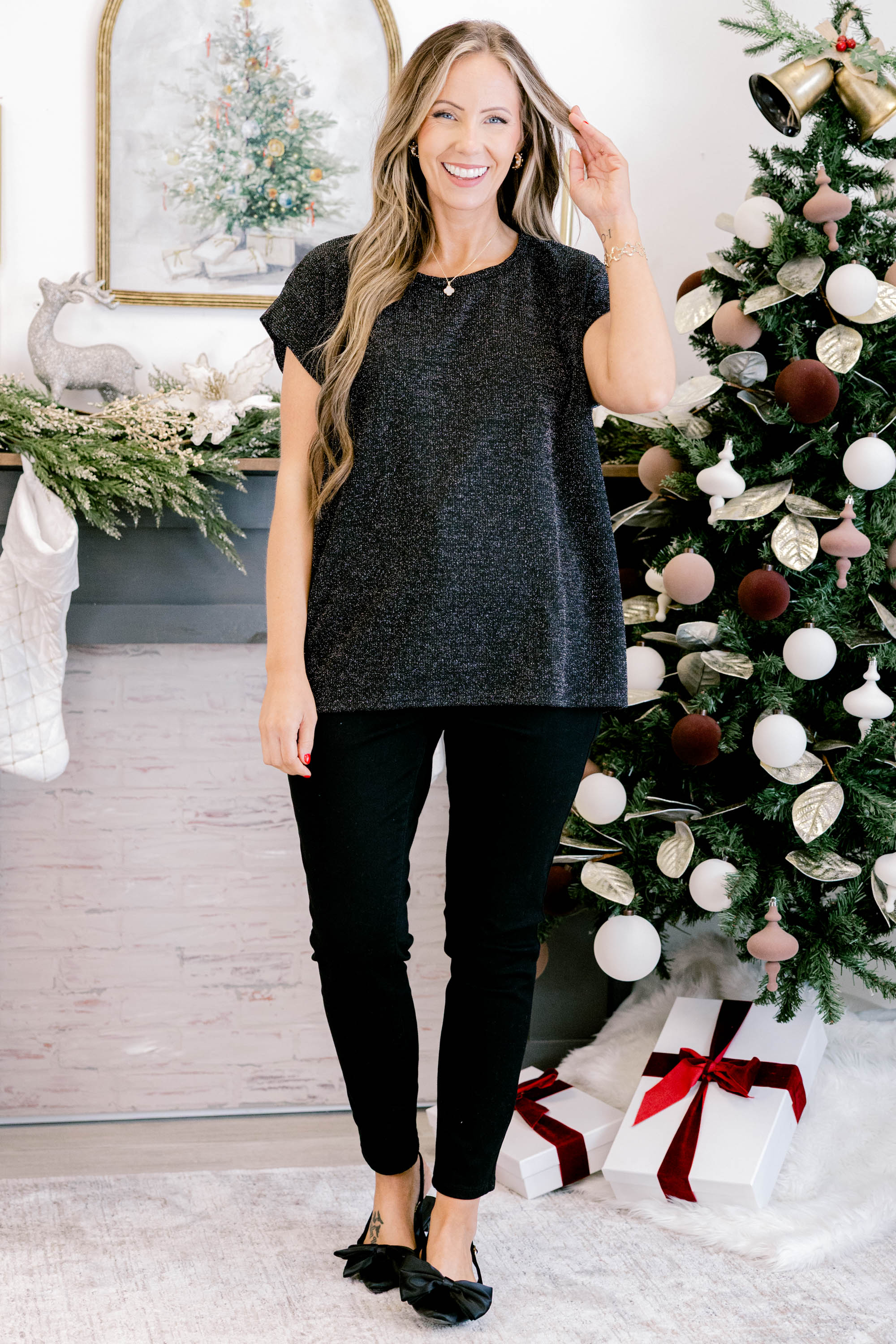 Make A Decision Top, Black - Weilaico