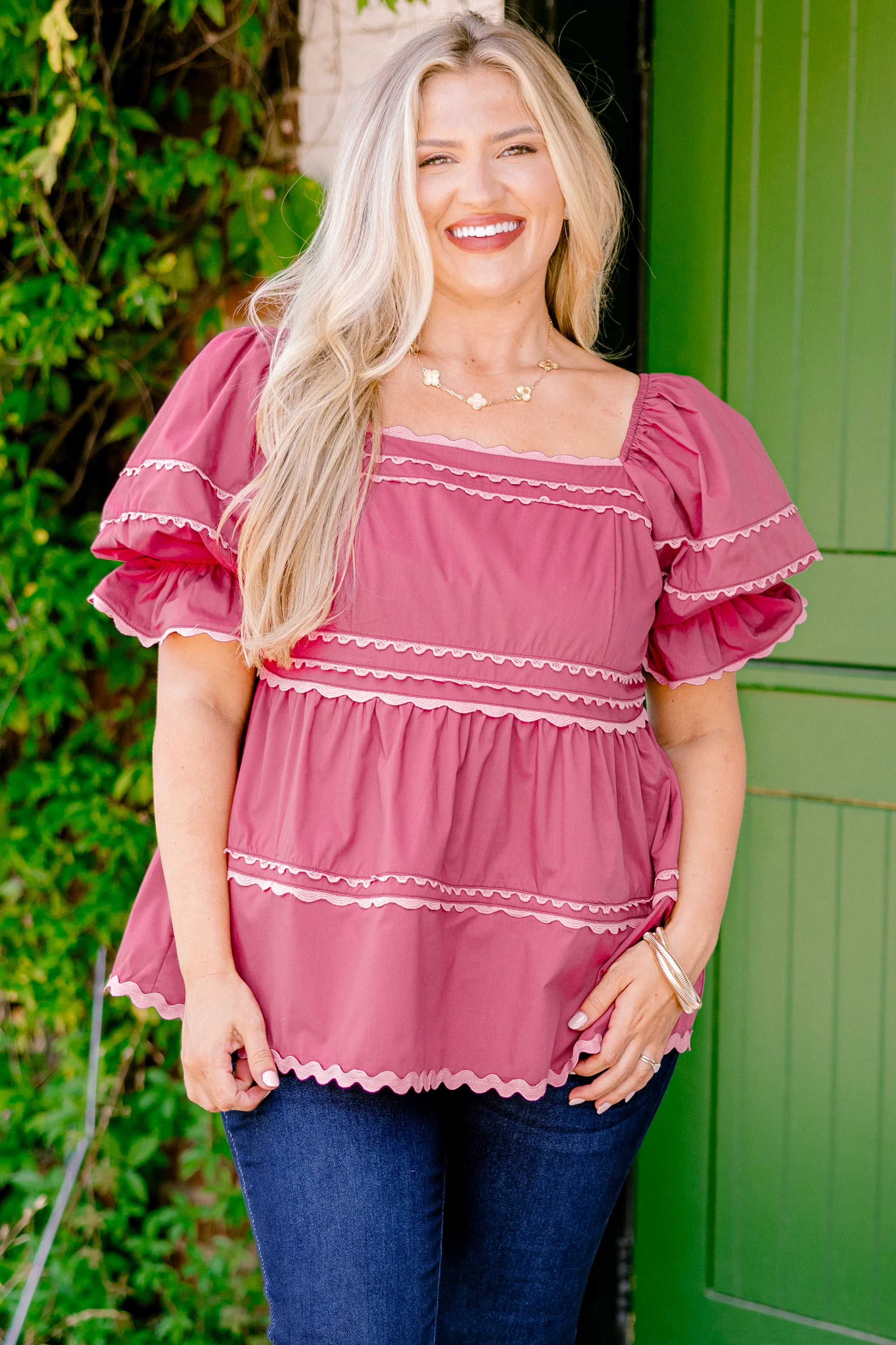 Stellar Beauty Top, Pink - Weilaico