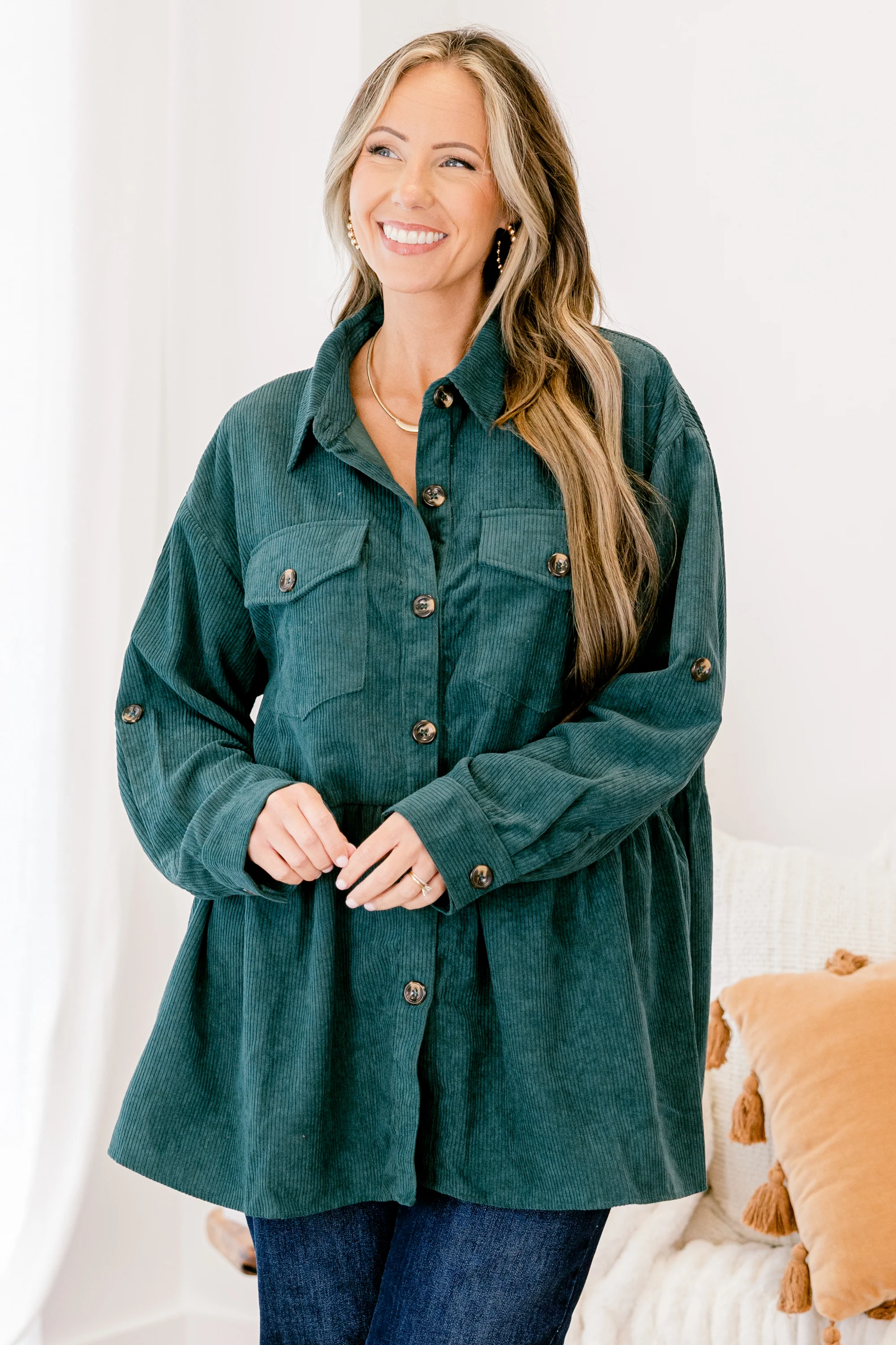 Love Without Limits Shacket, Hunter - Weilaico