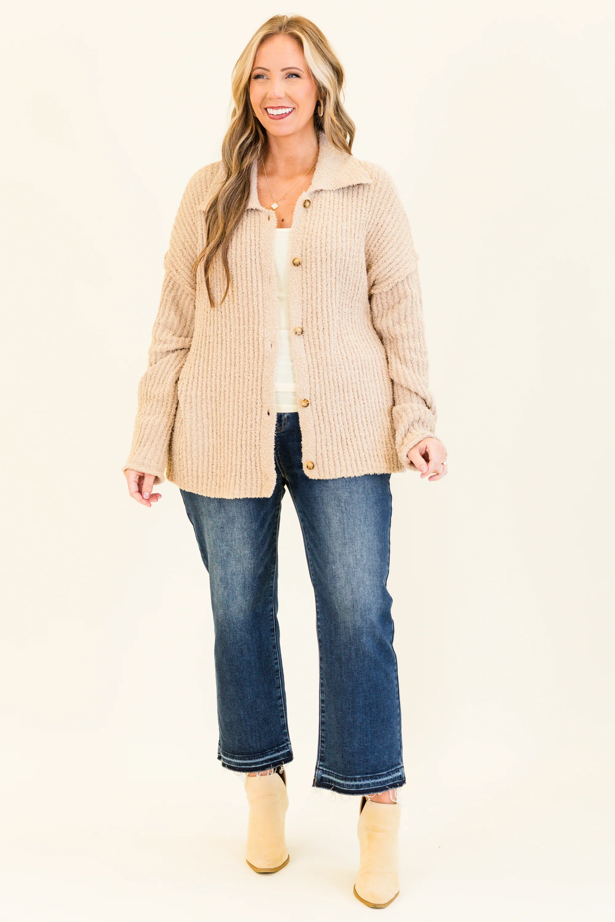 Call It Fate Cardigan, Brown - Weilaico