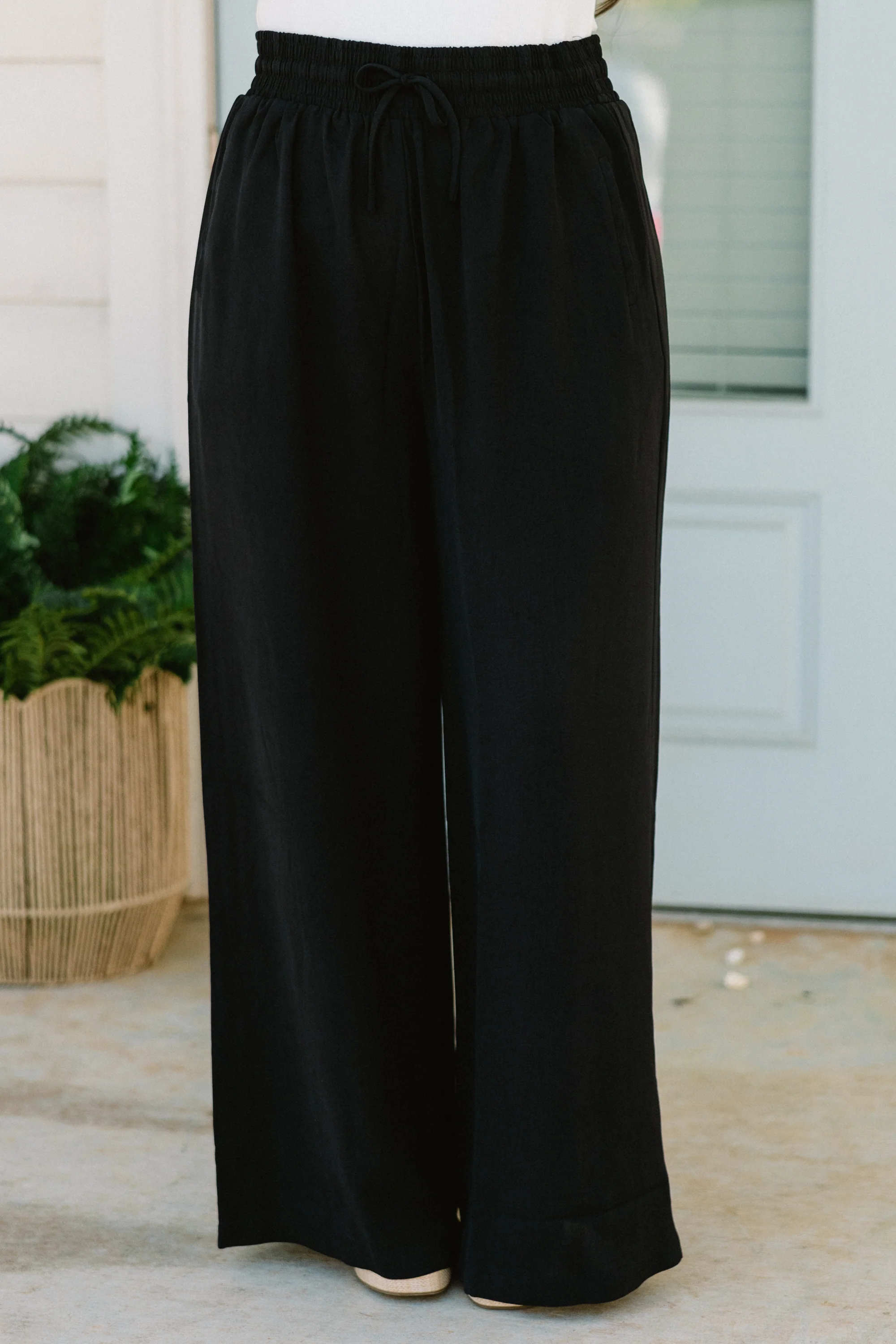 Can't Sit Still Pants, Black - Weilaico