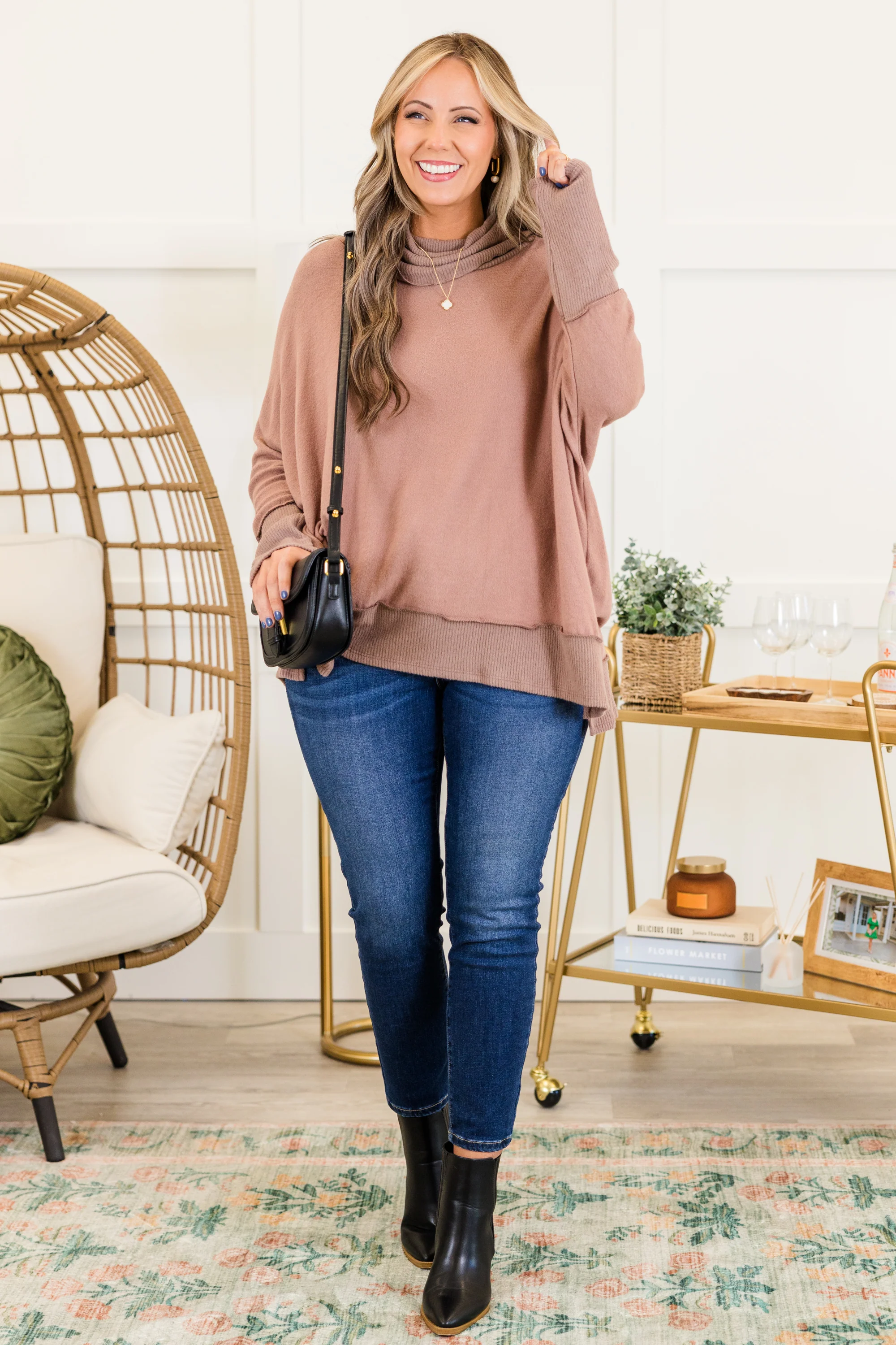 Working Late Top, Acorn - Weilaico