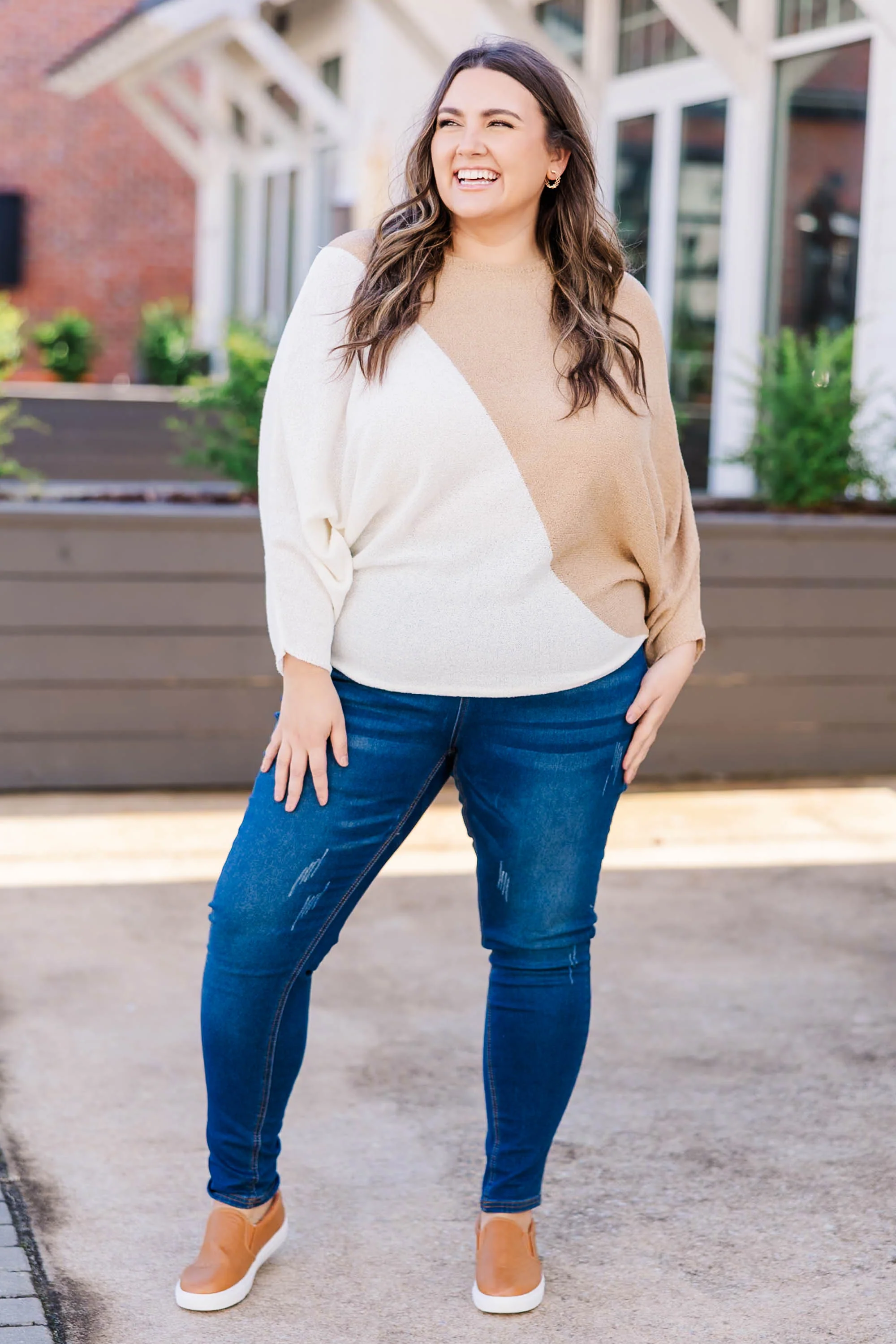 Embrace The Unknown Top, Cream - Weilaico