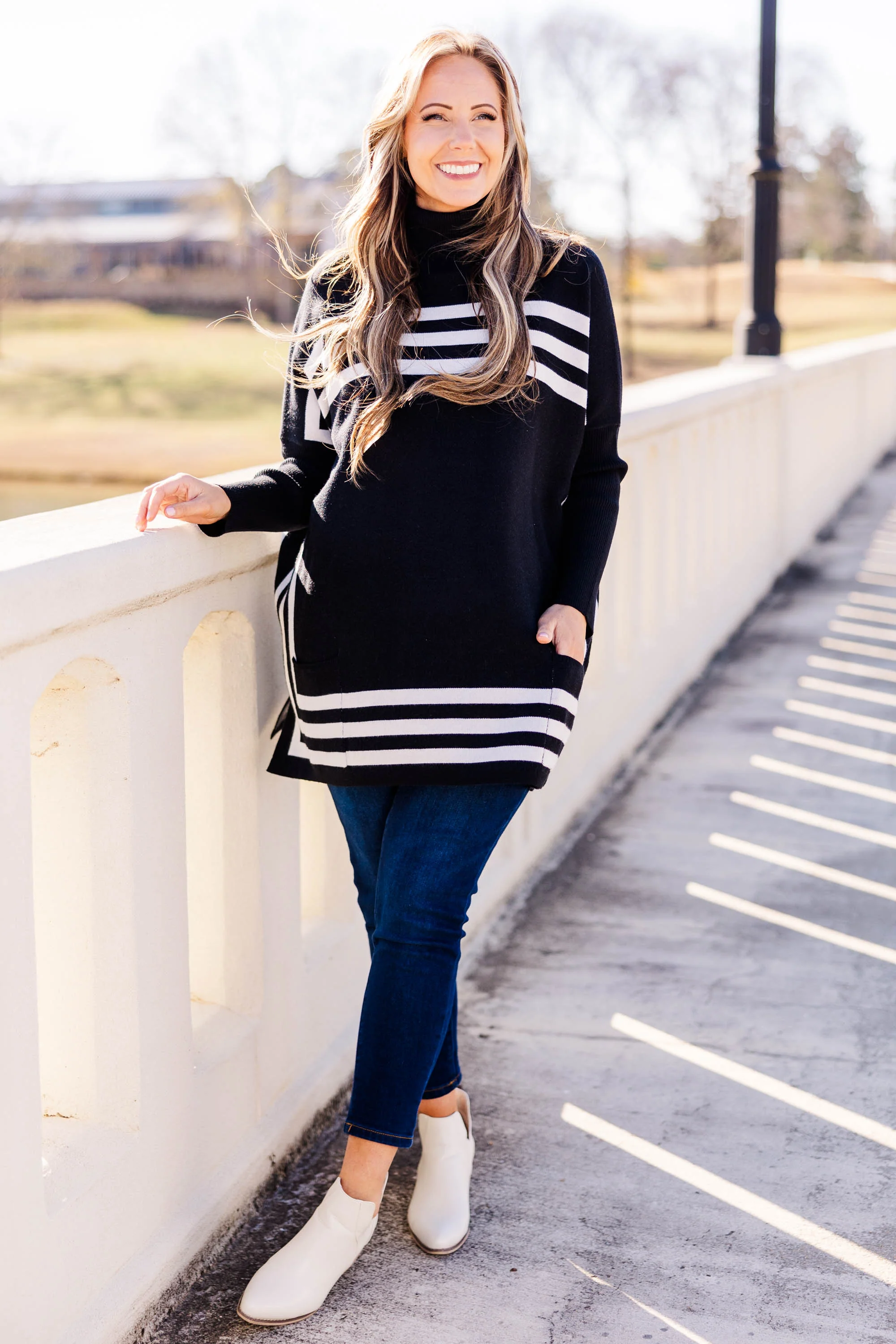 Anything For My Baby Tunic, Black - Weilaico