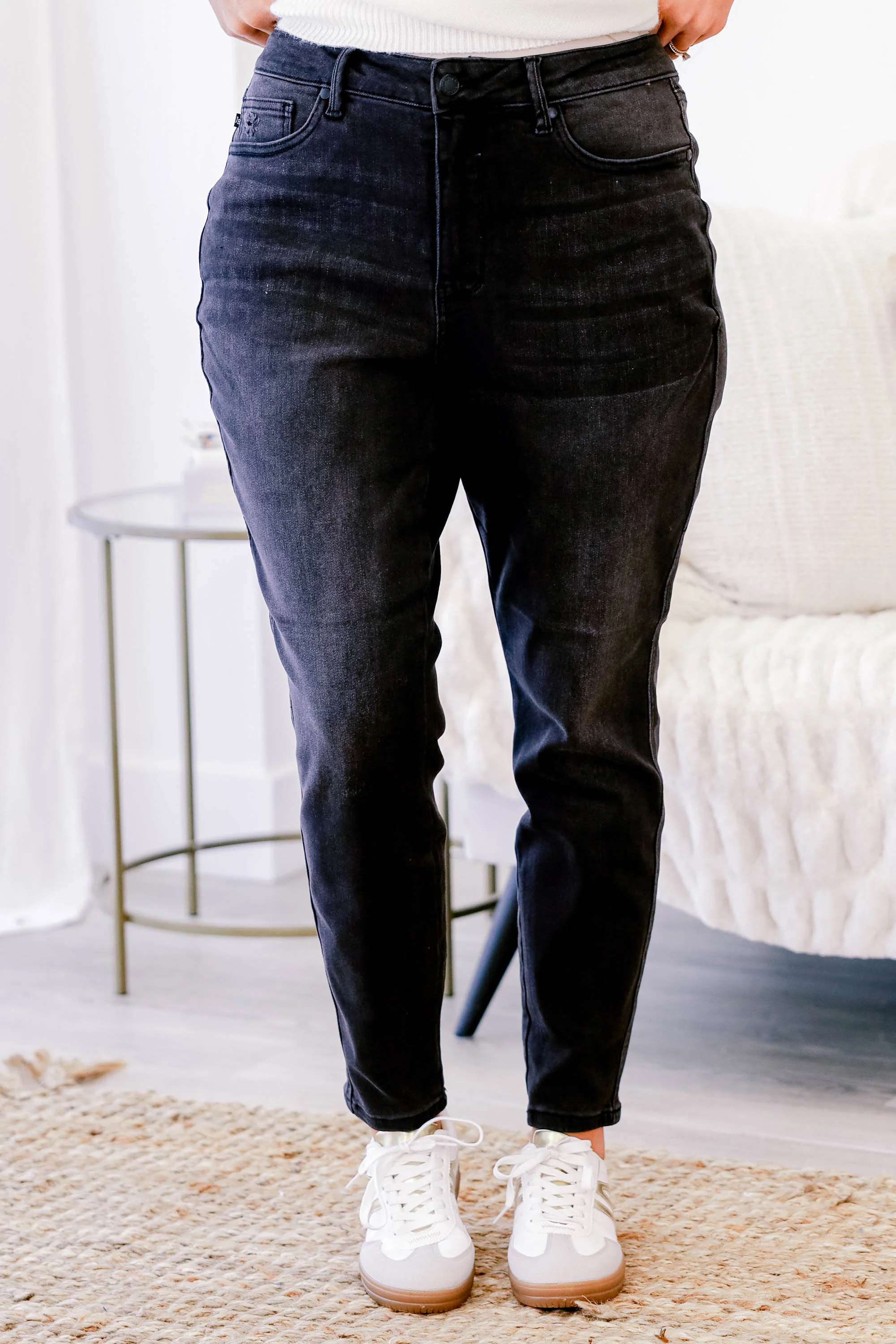 Judy Blue: Speak Up Jeans, Black - Weilaico