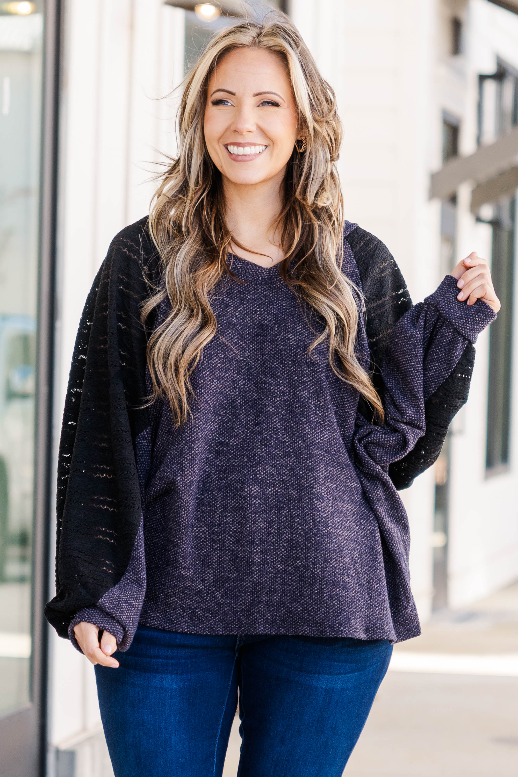 Forever In Your Mind Sweater, Charcoal - Weilaico