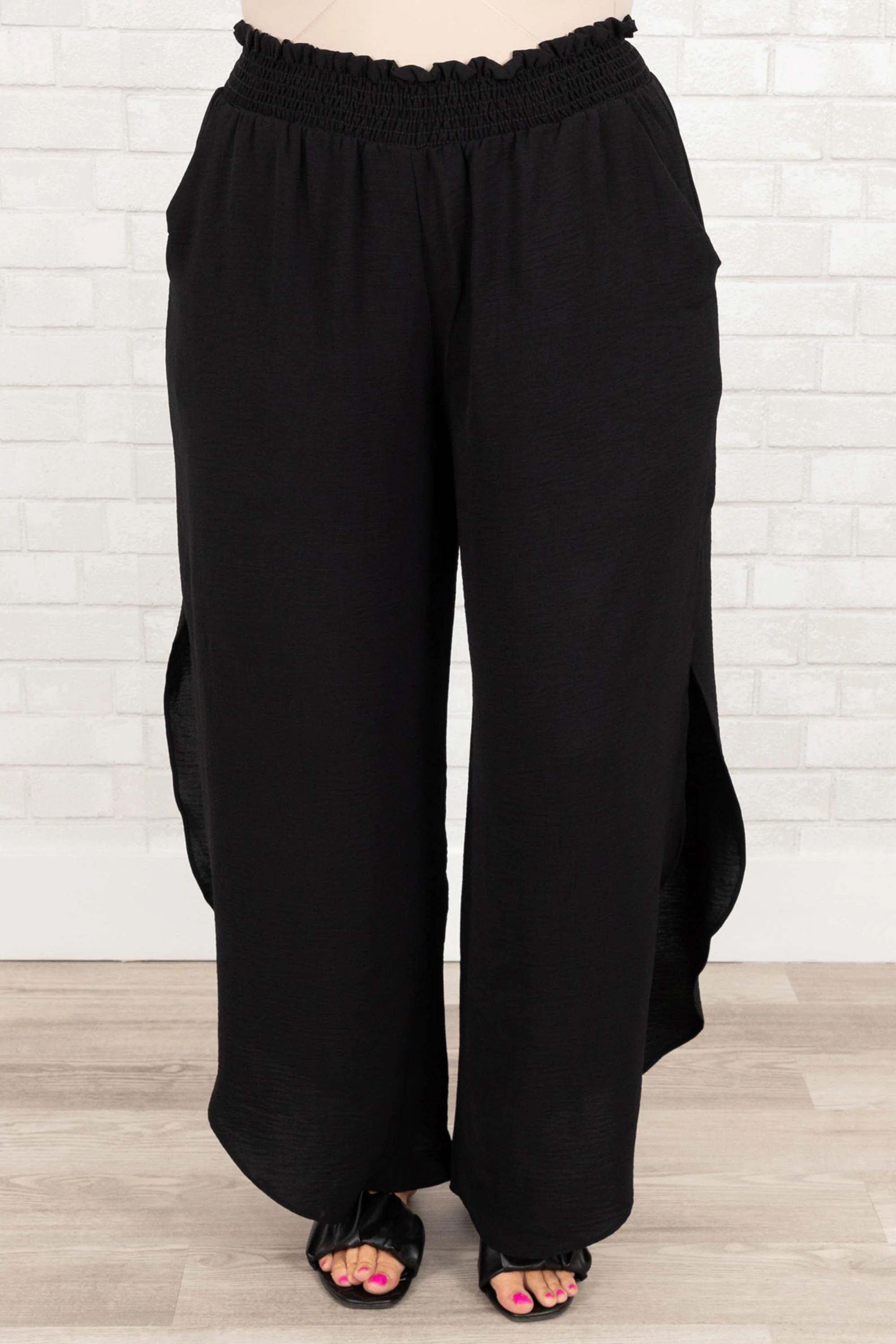 Run The World Pants, Black - Weilaico