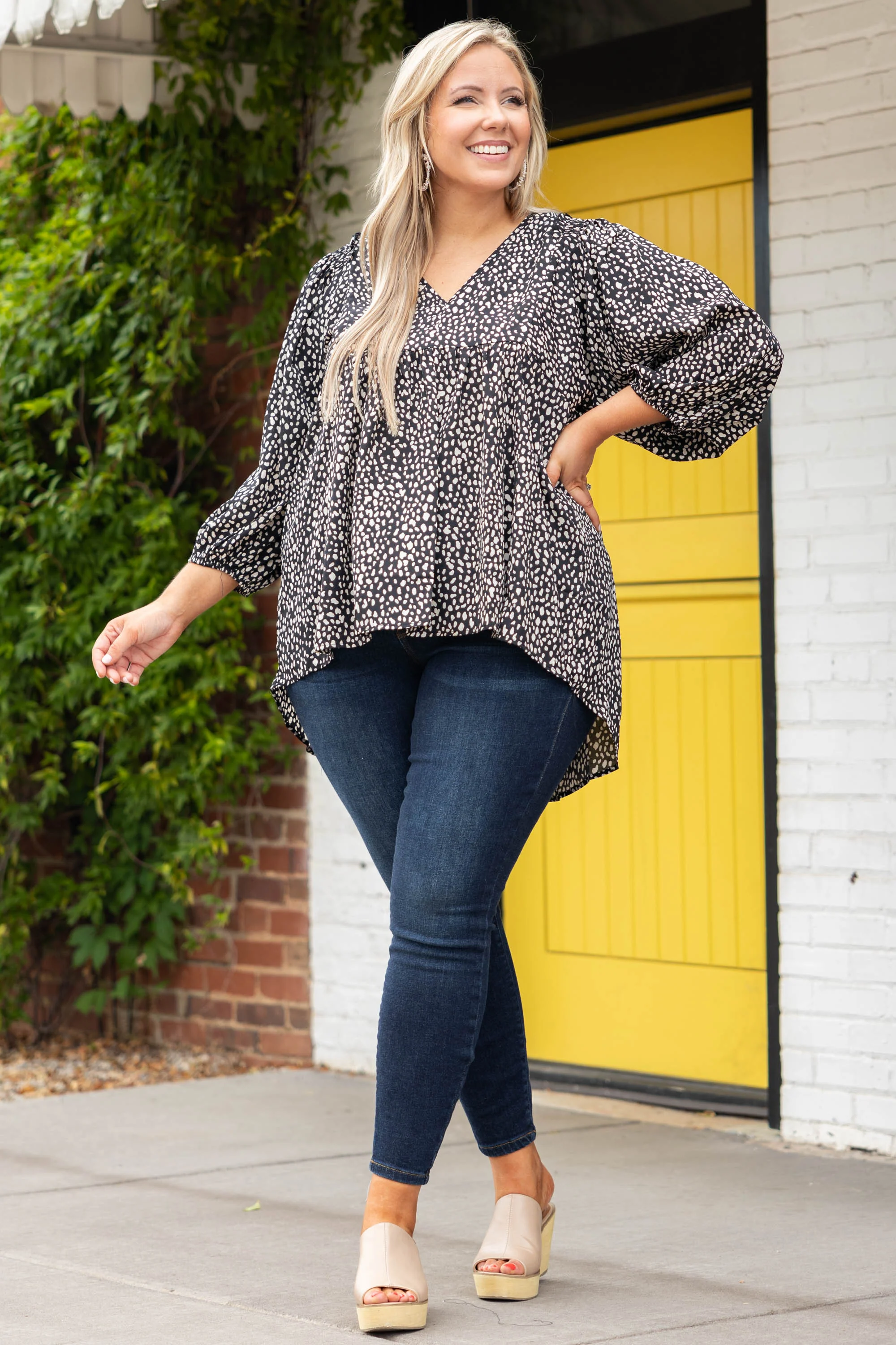 Lose Your Breath Top, Black - Weilaico