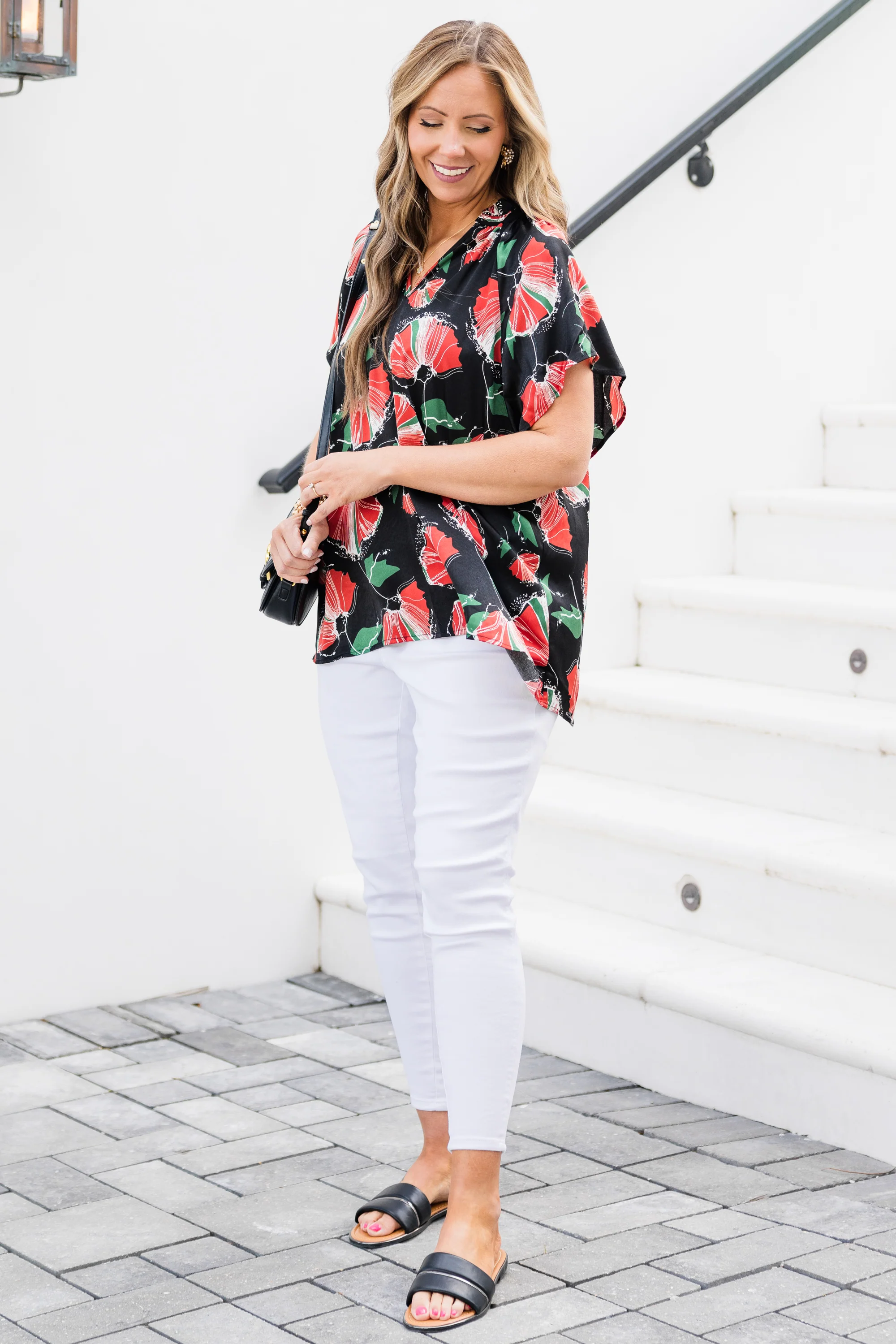 Look At Us Now Top, Black - Weilaico