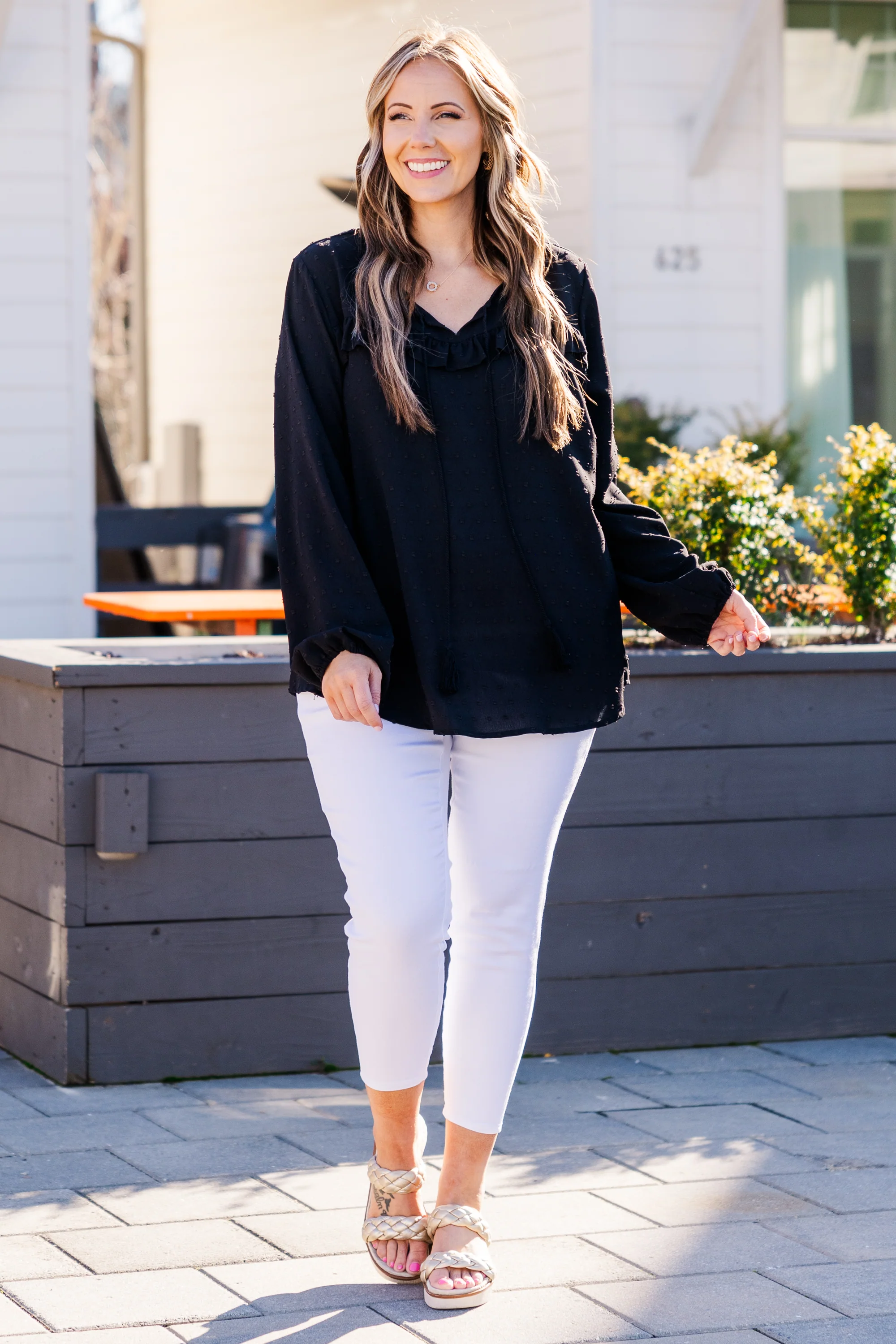 Missing My Baby Top, Black - Weilaico