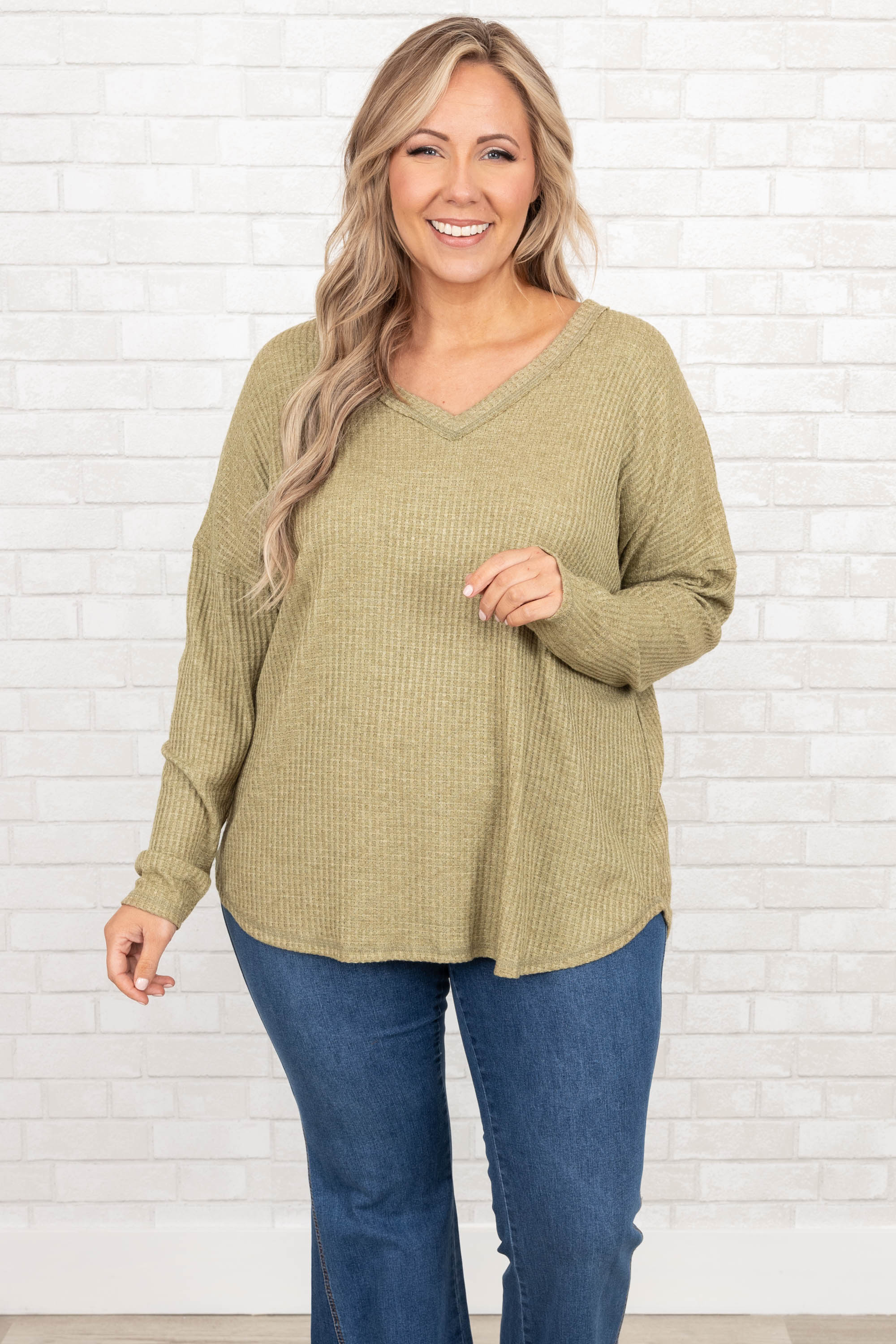 New Rules Coming Top, Olive - Weilaico