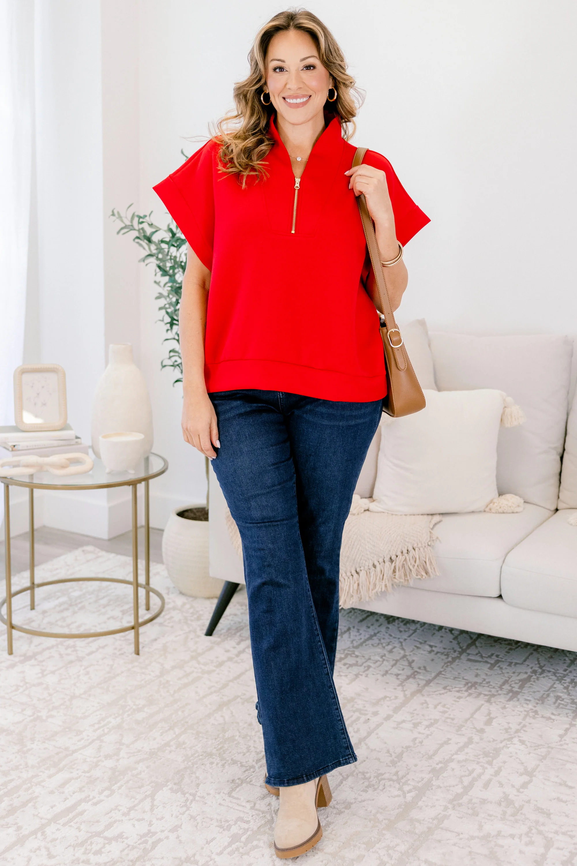 Keepin' It Simple Top, Ruby - Weilaico