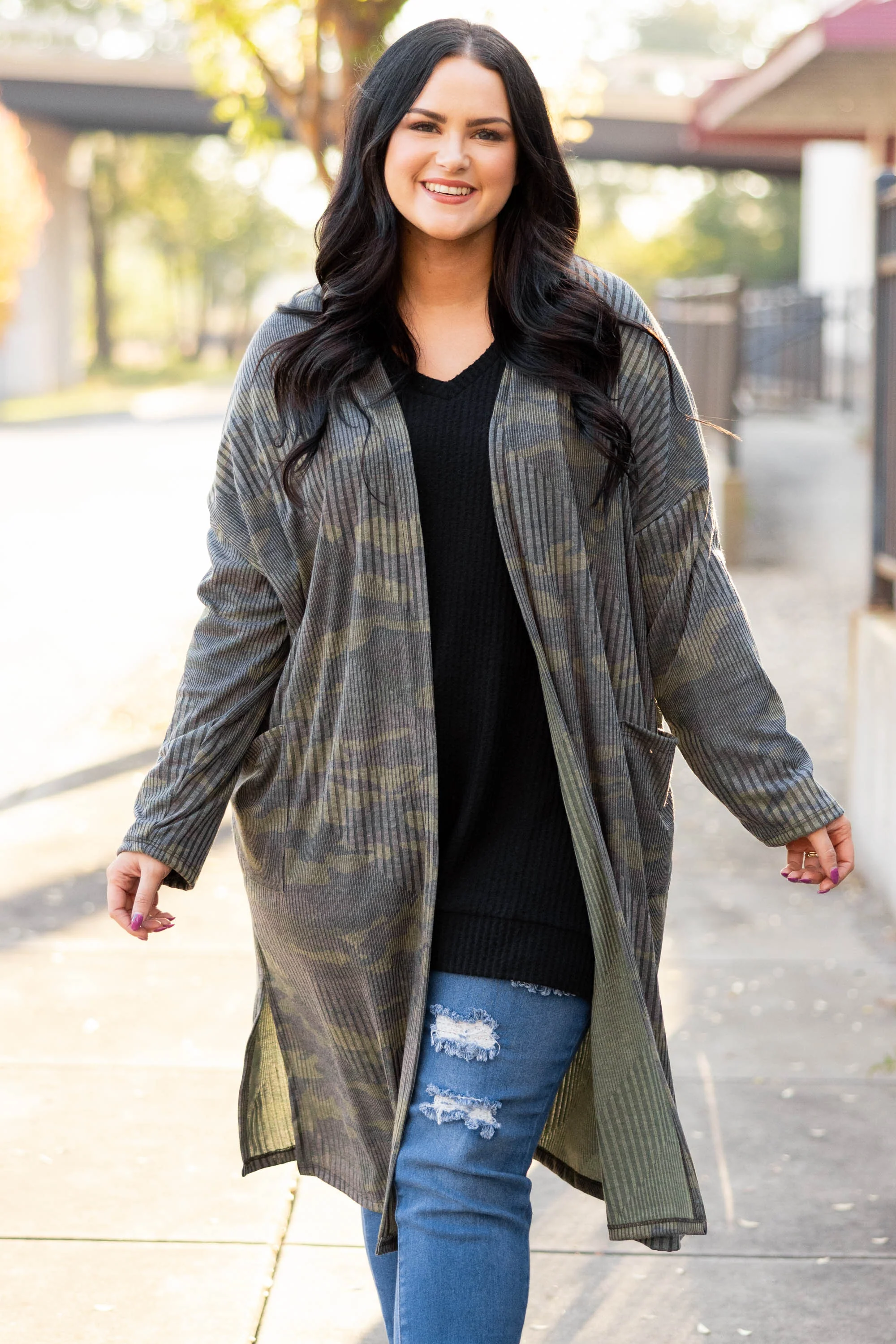 Star Of The Rodeo Cardigan, Army - Weilaico