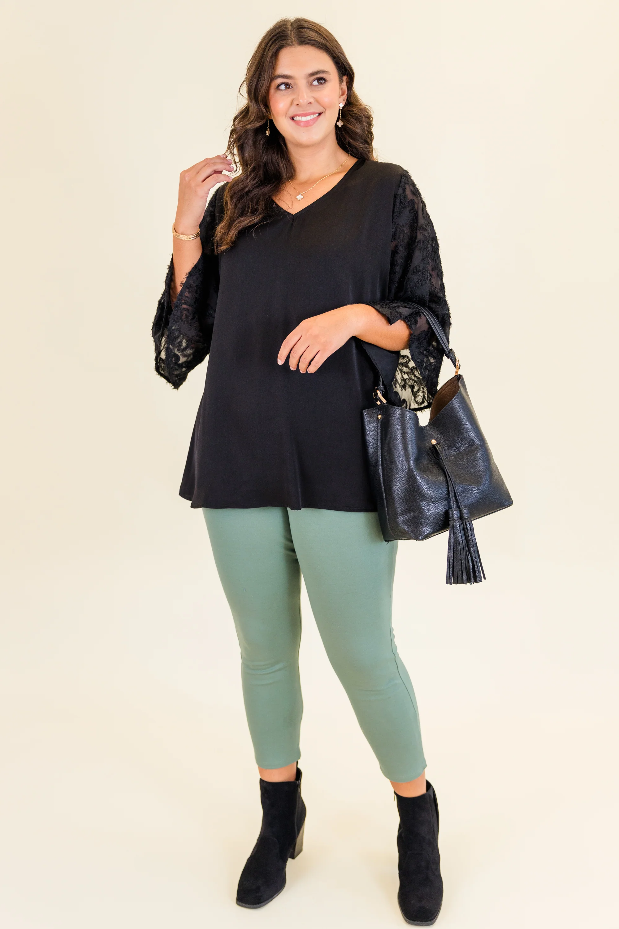 Mysteries At Midnight Top, Black - Weilaico