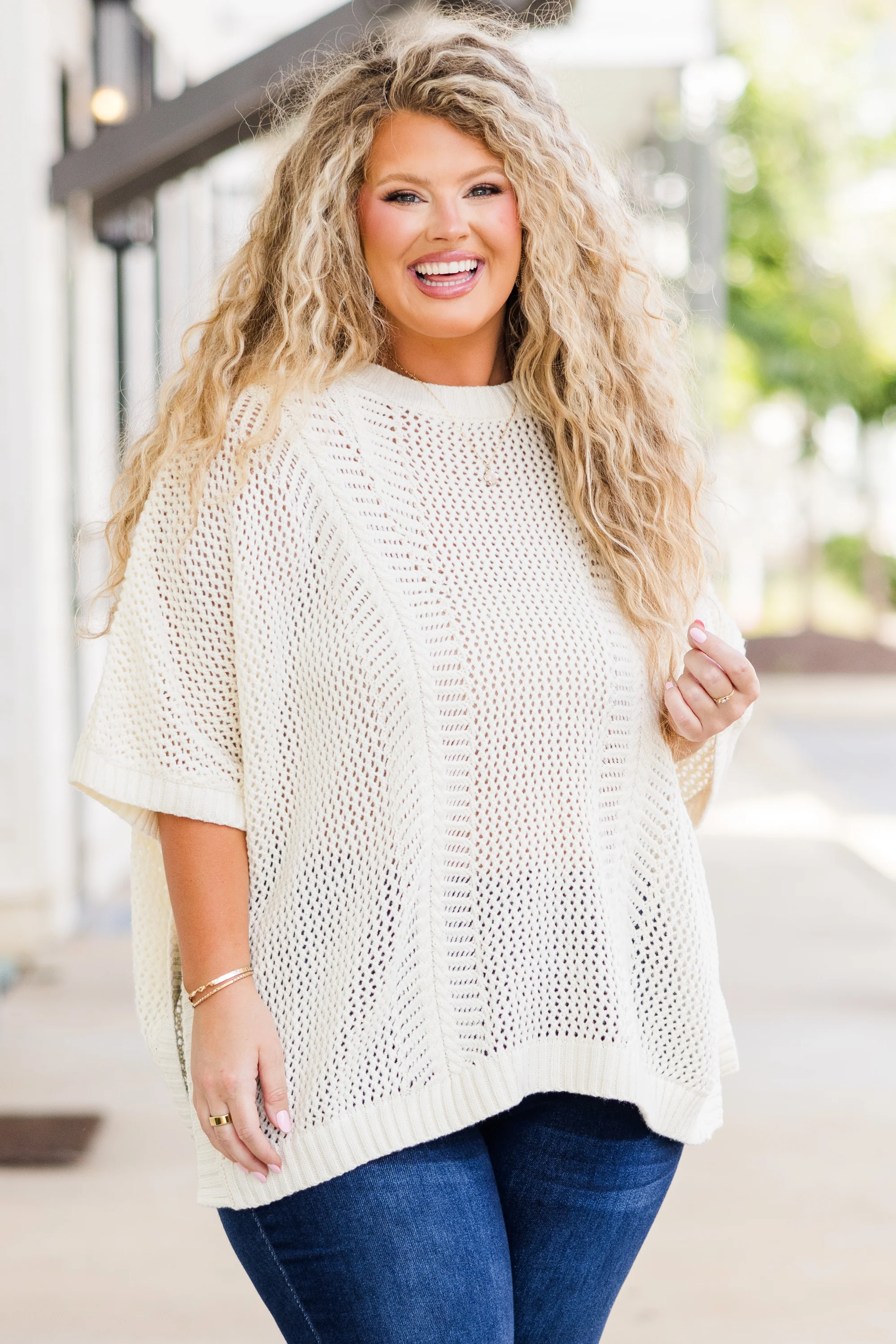 Chill Out Top, Ivory - Weilaico